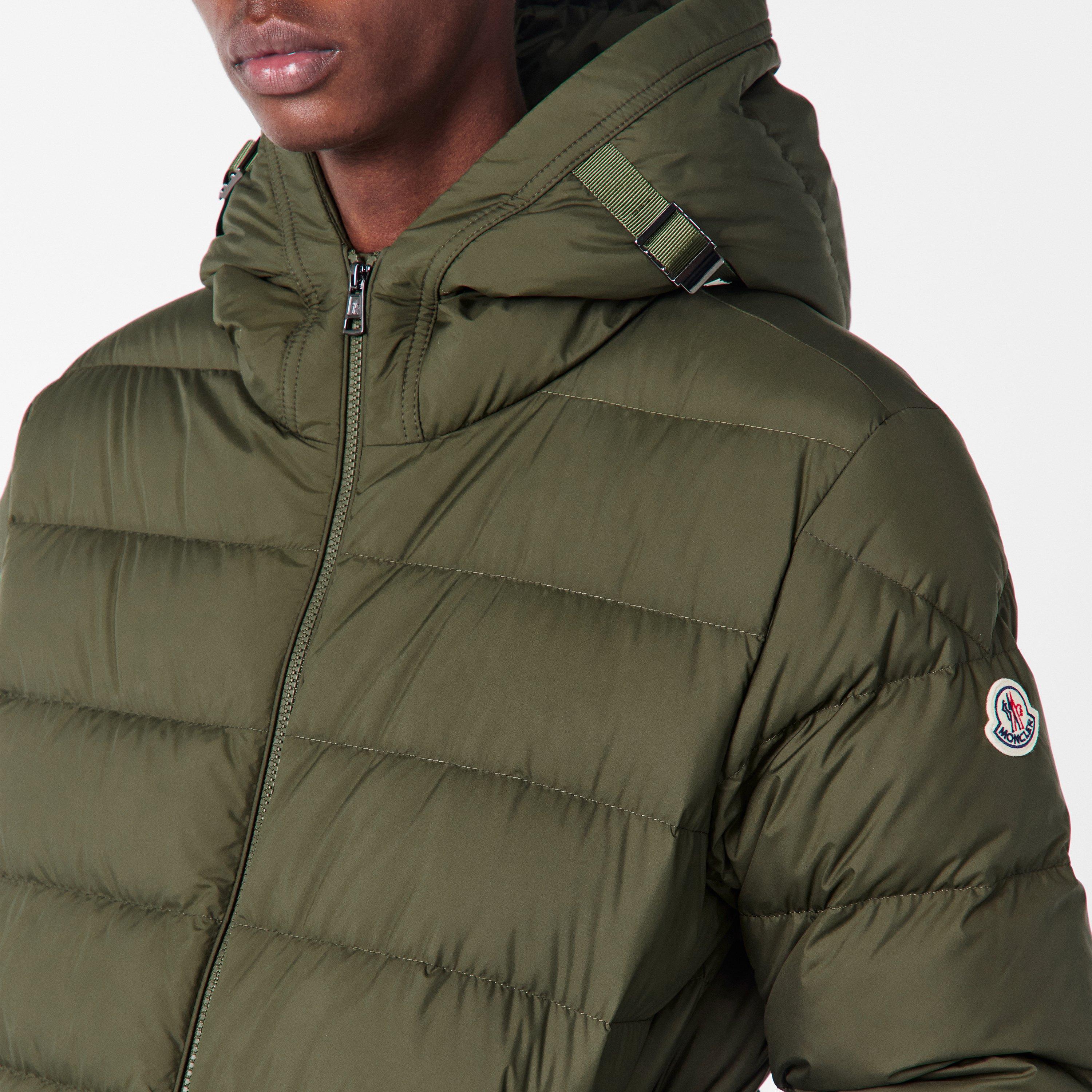 Olive - Moncler - Men's Weather Resistant Medium Puffer Jacket - 5