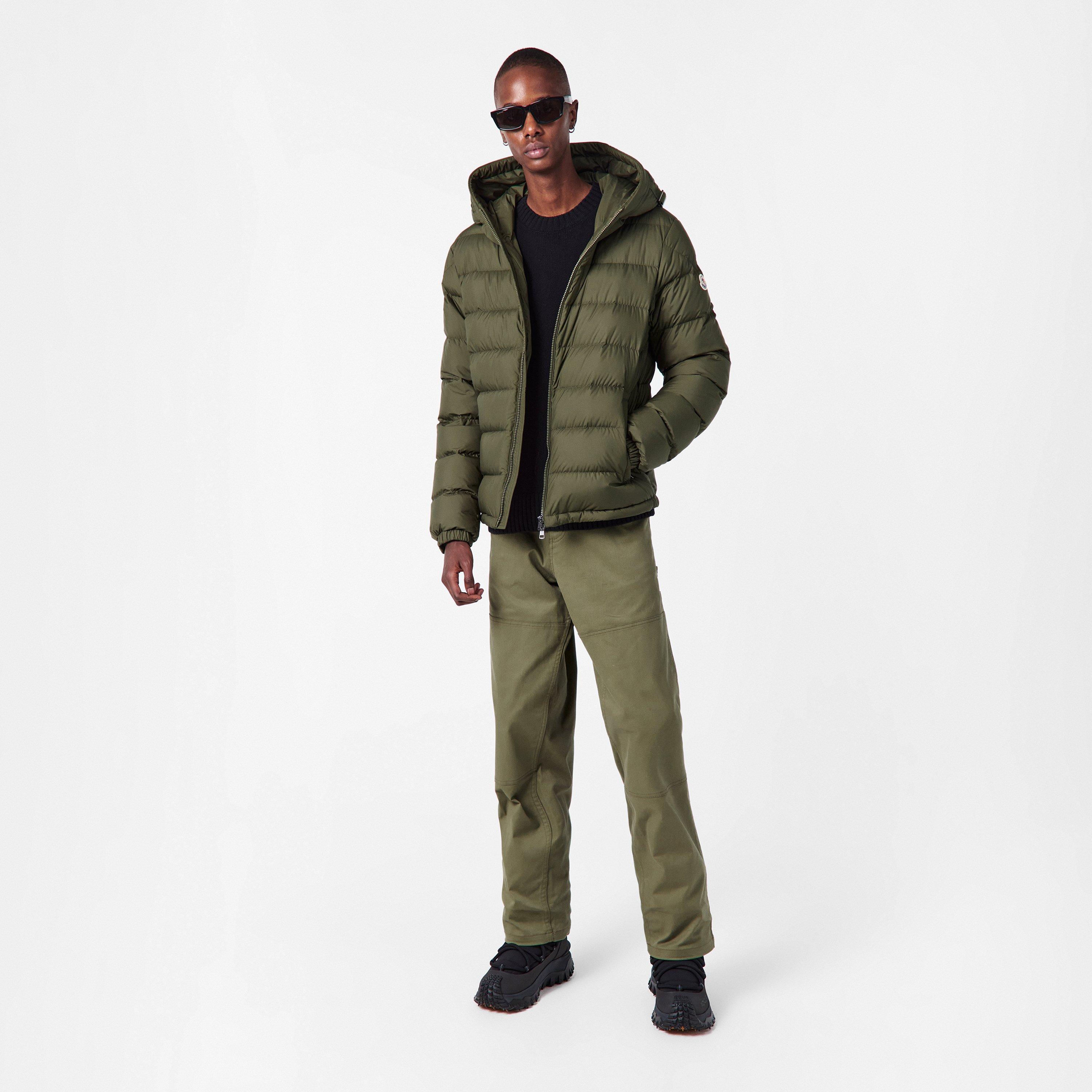 Olive - Moncler - Men's Weather Resistant Medium Puffer Jacket - 6