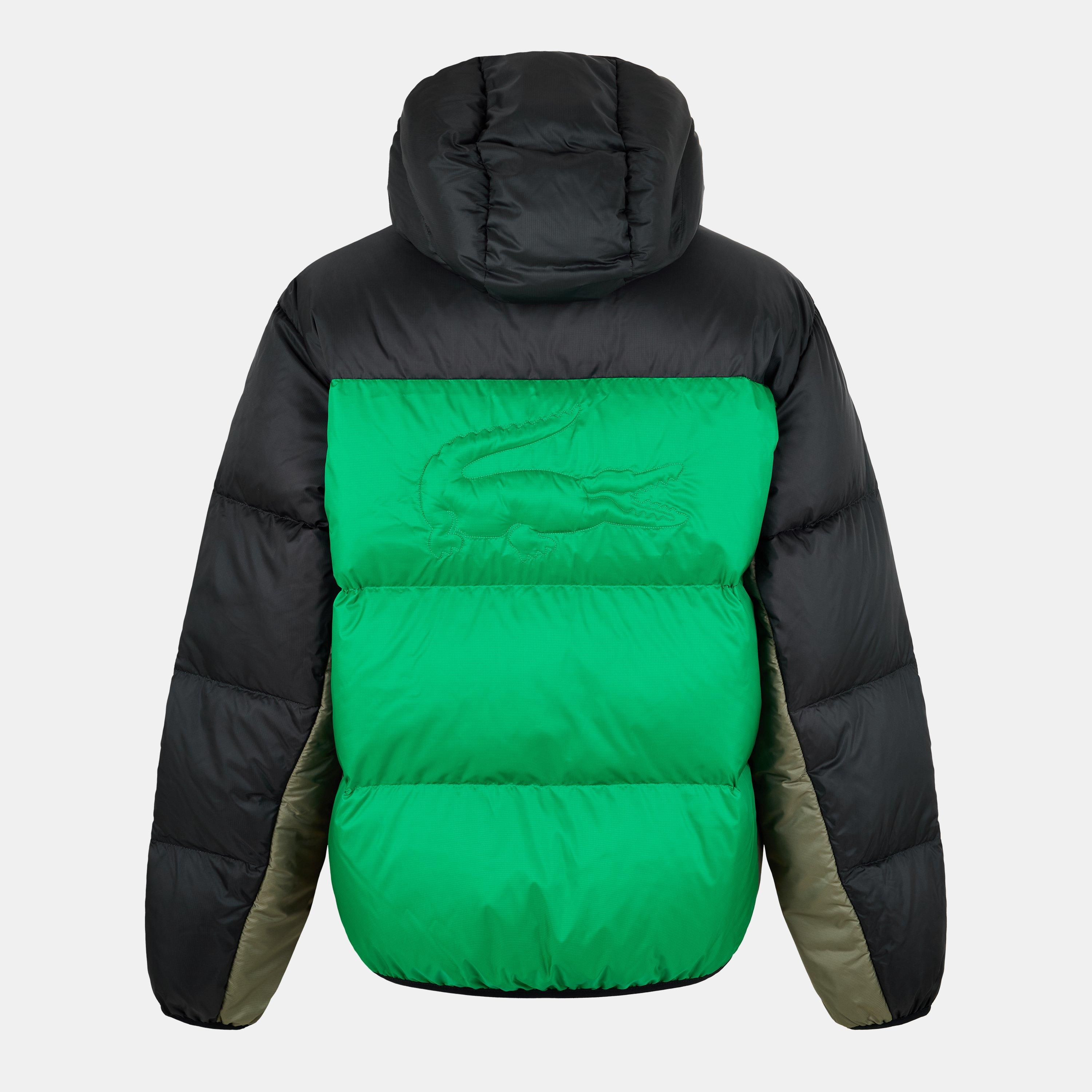 Black/Green - Lacoste - Heavyweight Padded Puffer Jacket - 2