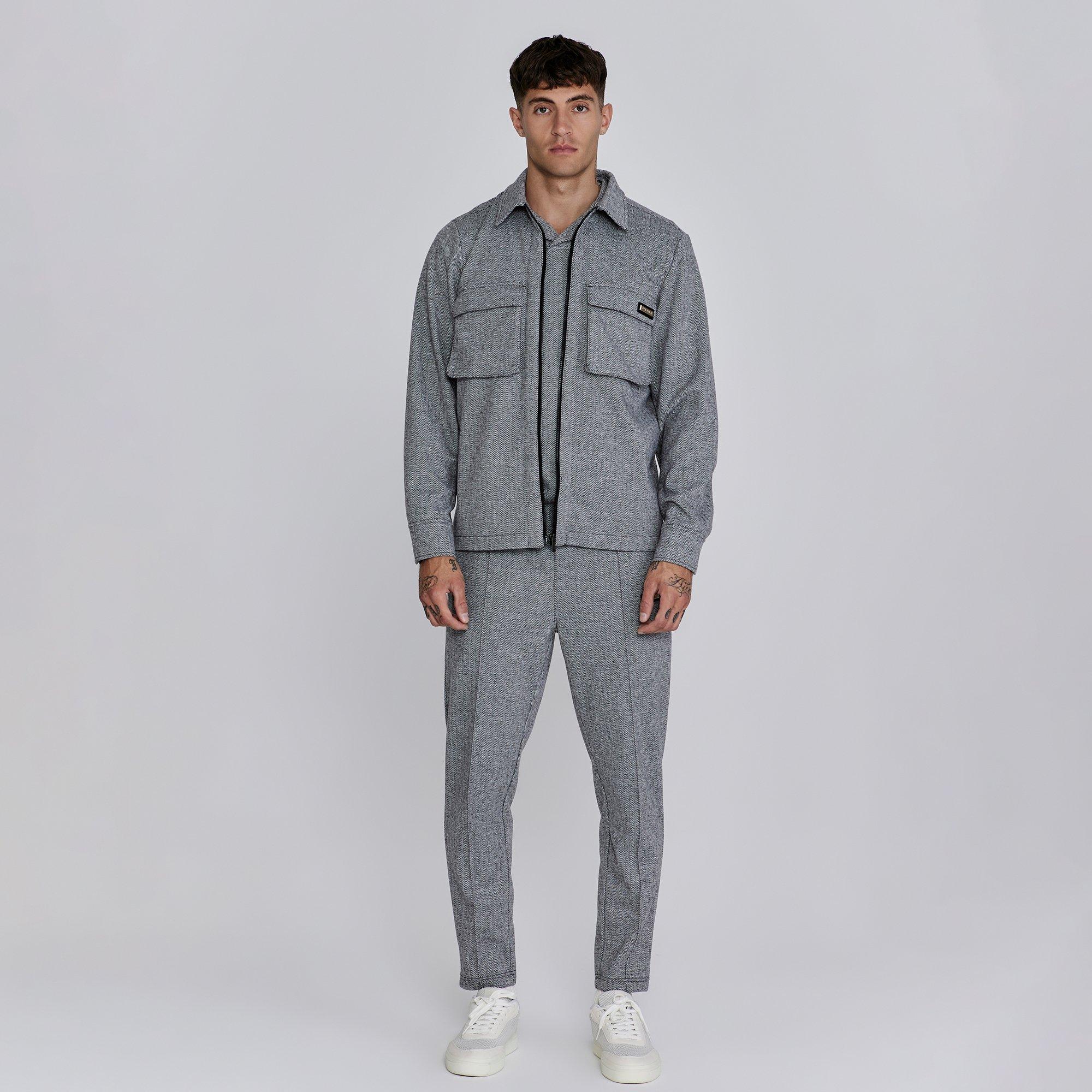 Grey - SikSilk - Smart Overshirt - 3