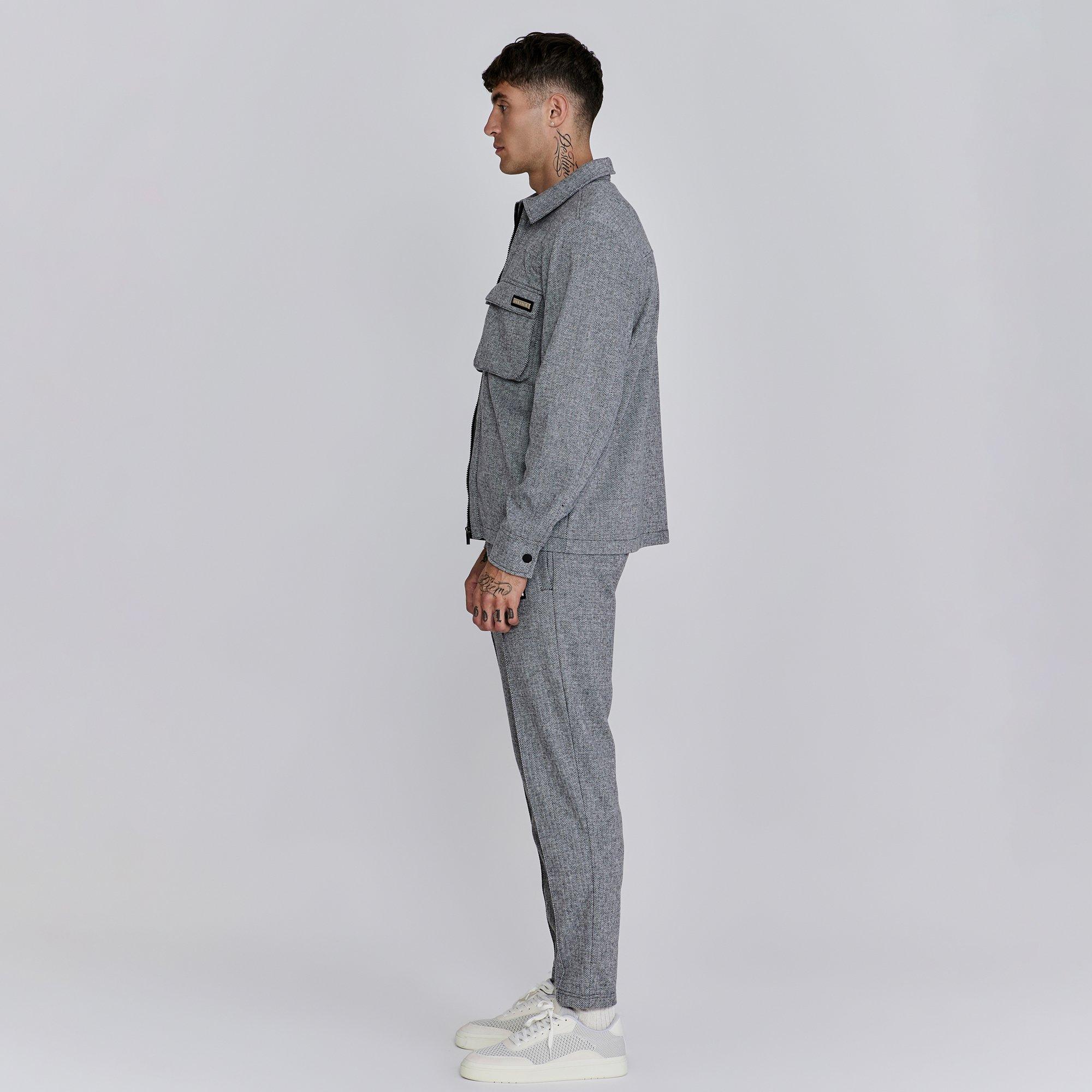 Grey - SikSilk - Smart Overshirt - 4