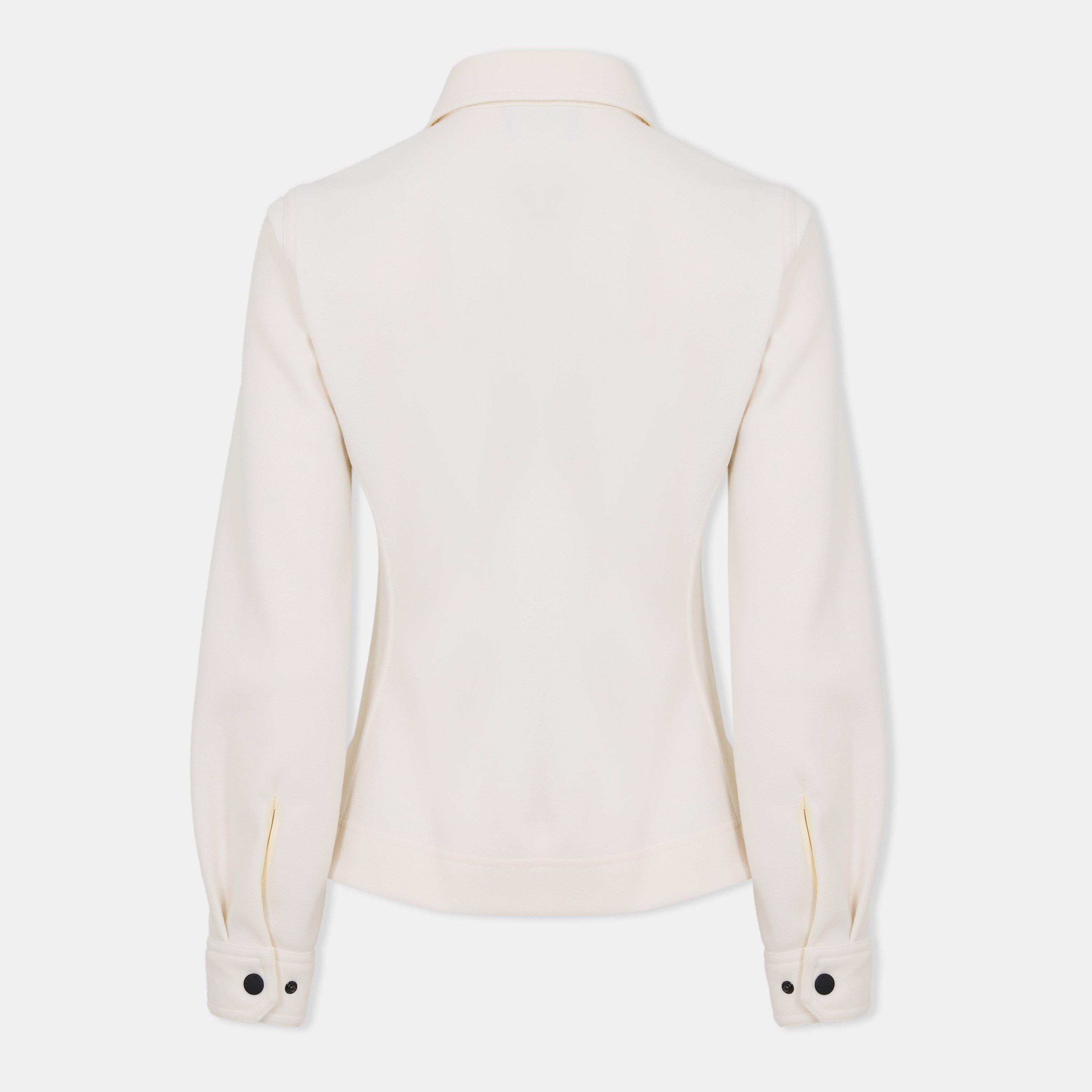 Cream 086 - Moncler Grenoble - Women's Closed Cuff Fleece Tailored Fit Joggers - 2