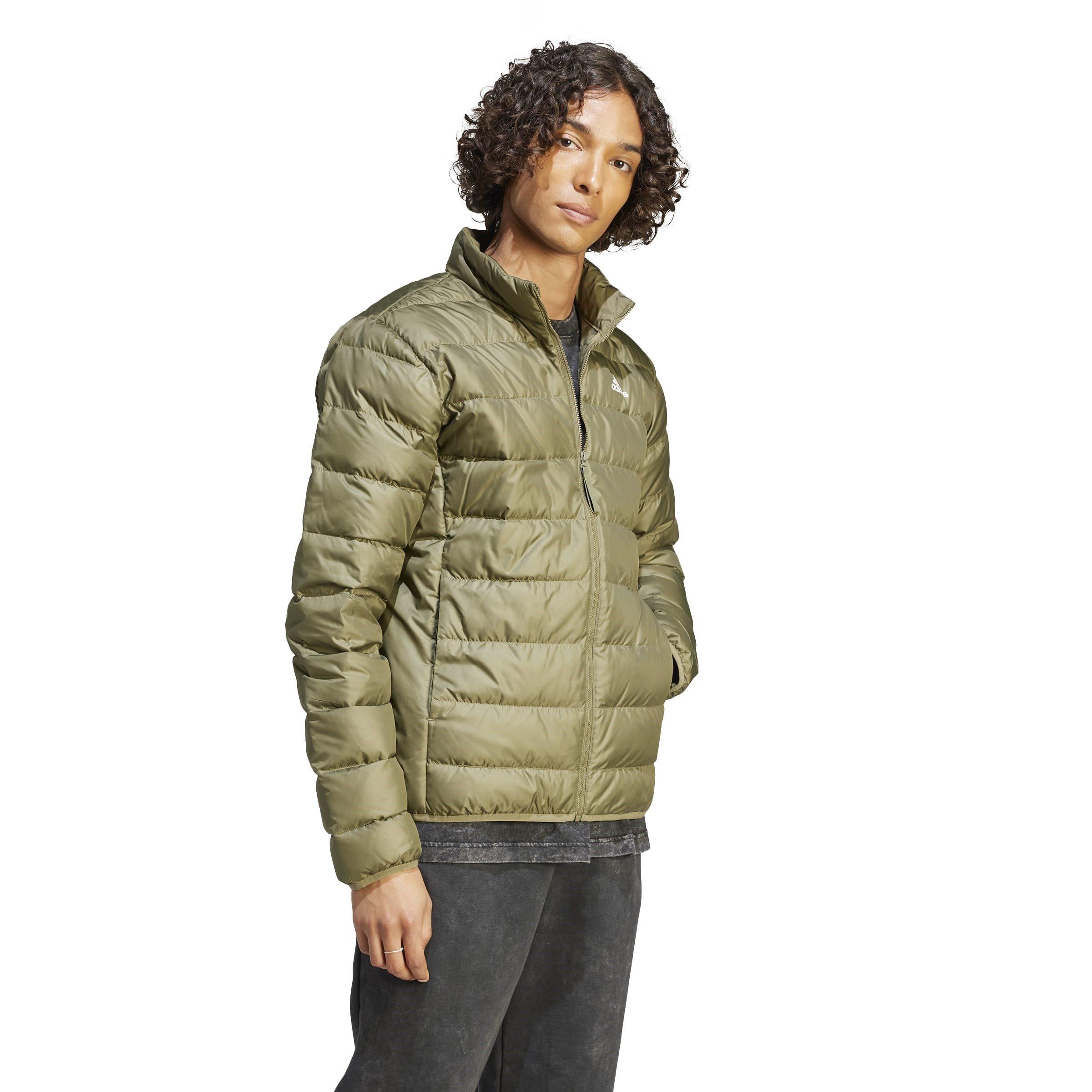 Olive Strata - adidas - Light Down Jacket Mens - 4