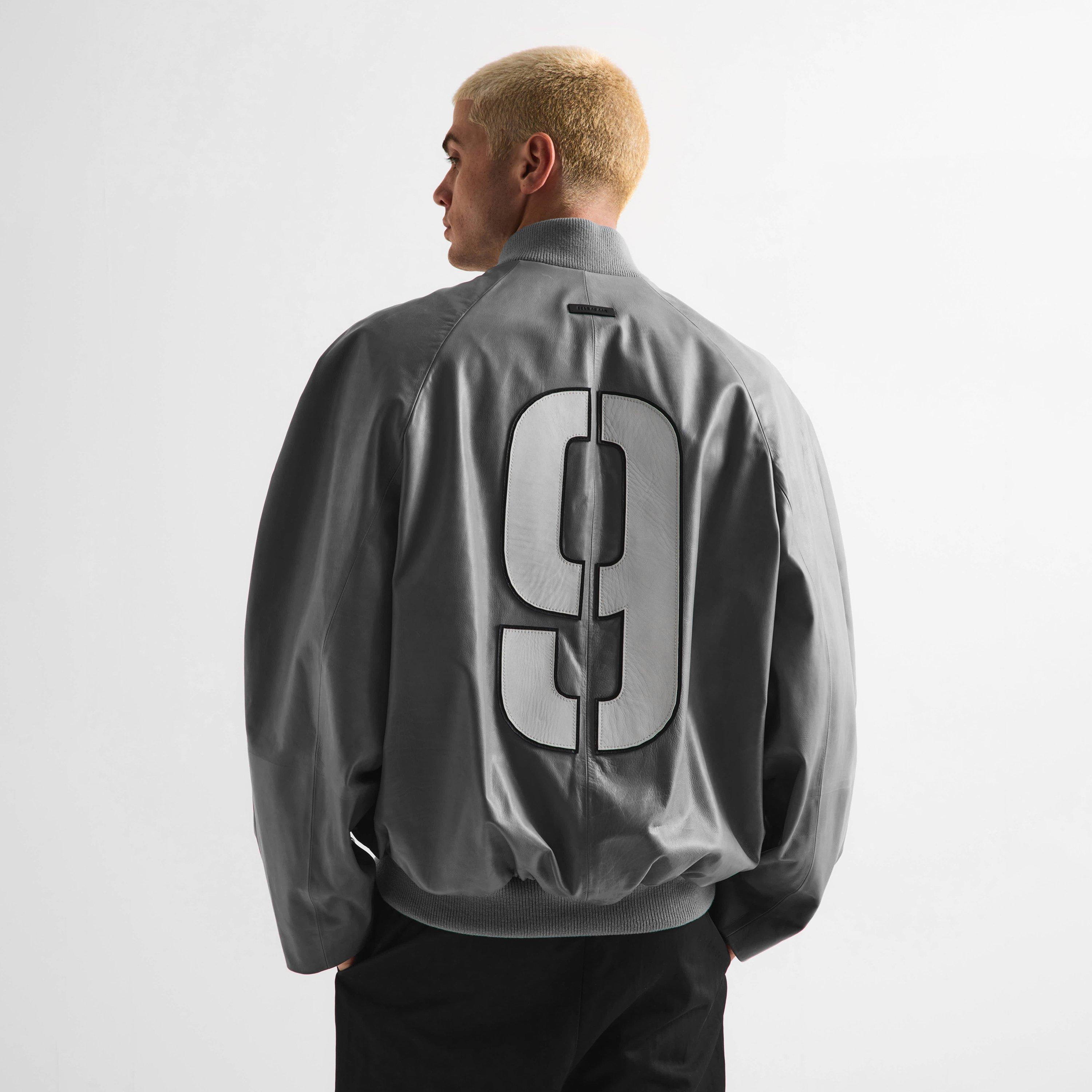 Grey - Fear Of God - Men's Leather Jacket - 4