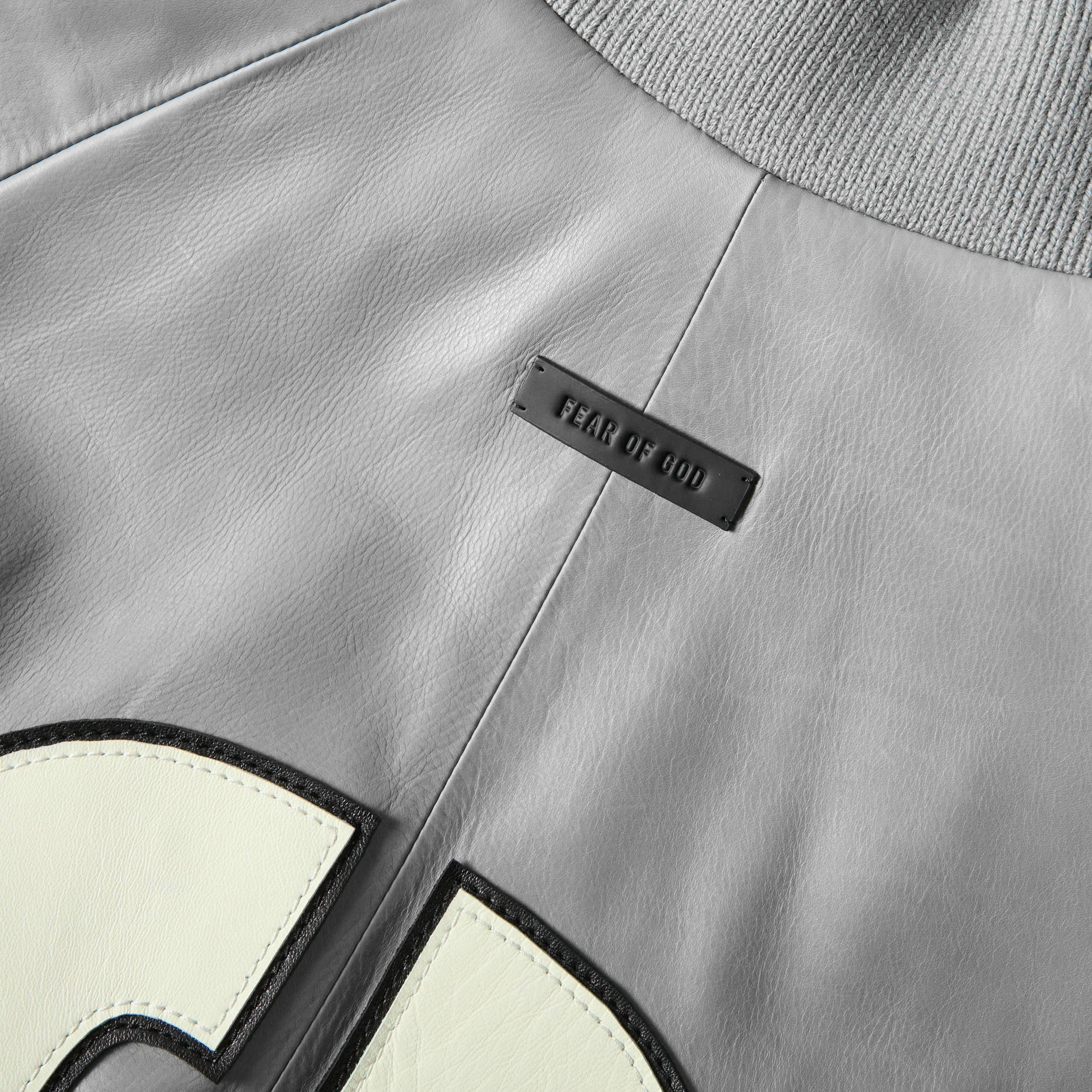 Grey - Fear Of God - Men's Leather Jacket - 3