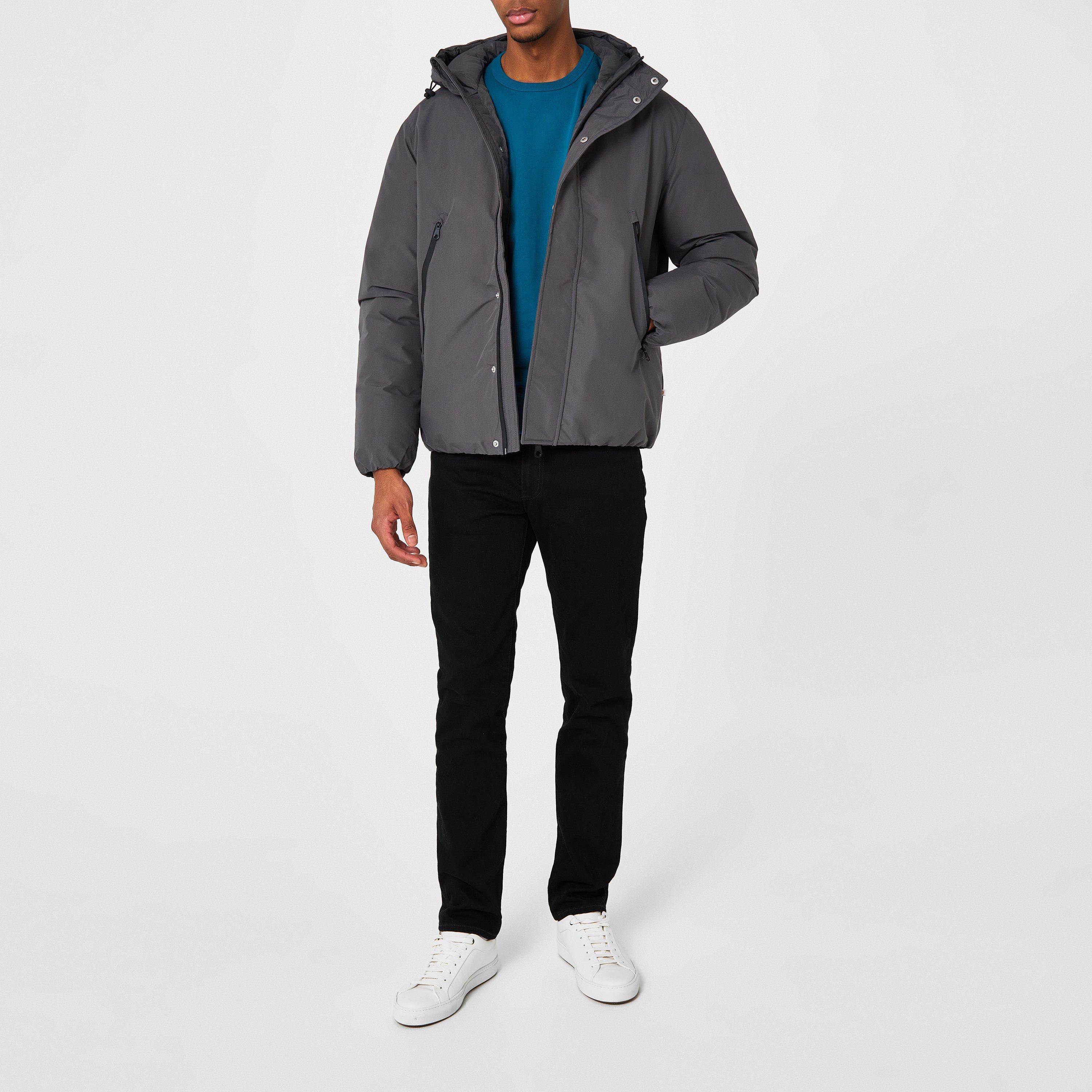 Farah Gris 041 - Farah - Men's  Hooded Long Sleeve Quilted Jacket - 2