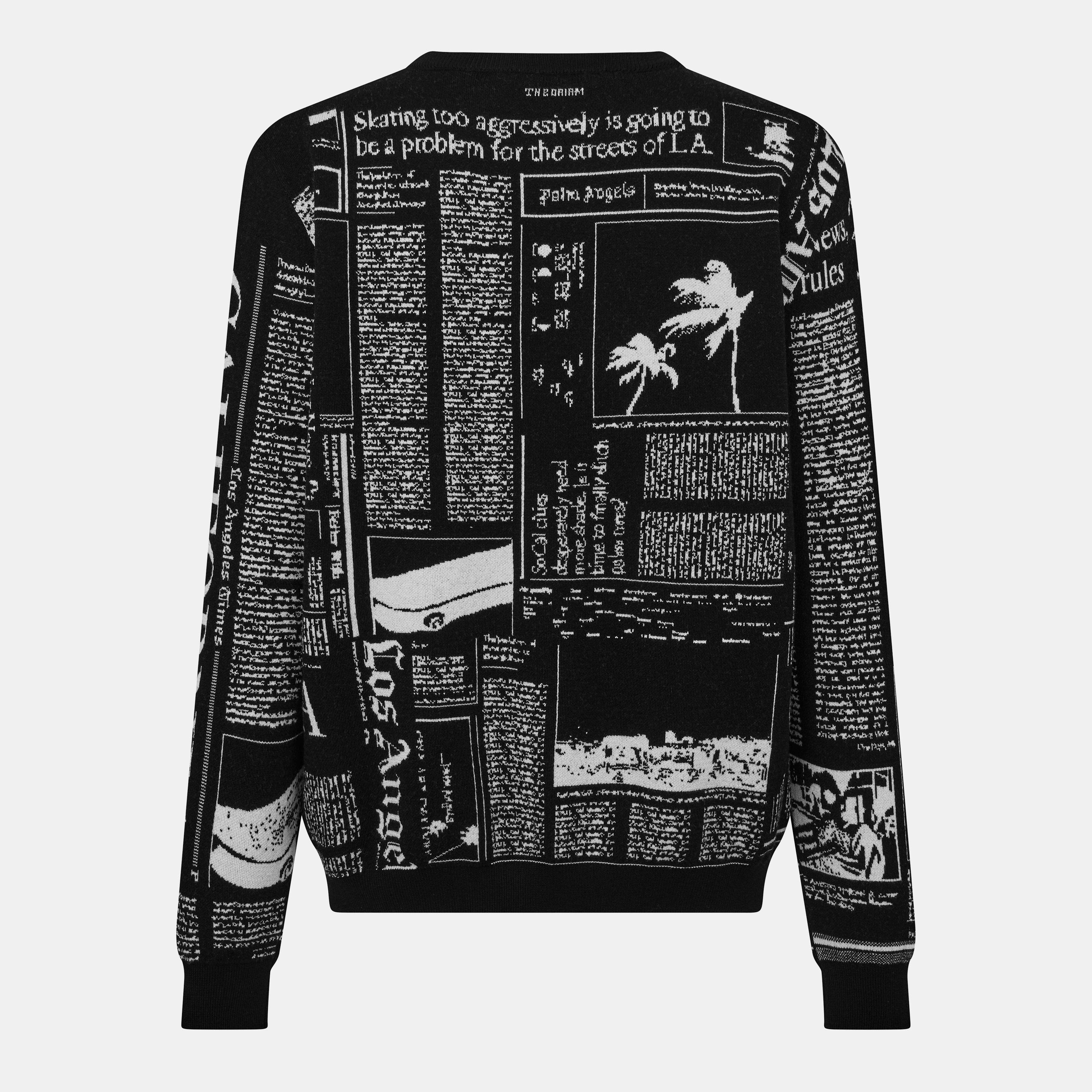 Black/White - Palm Angels - Men's Harrington Jacket - 2