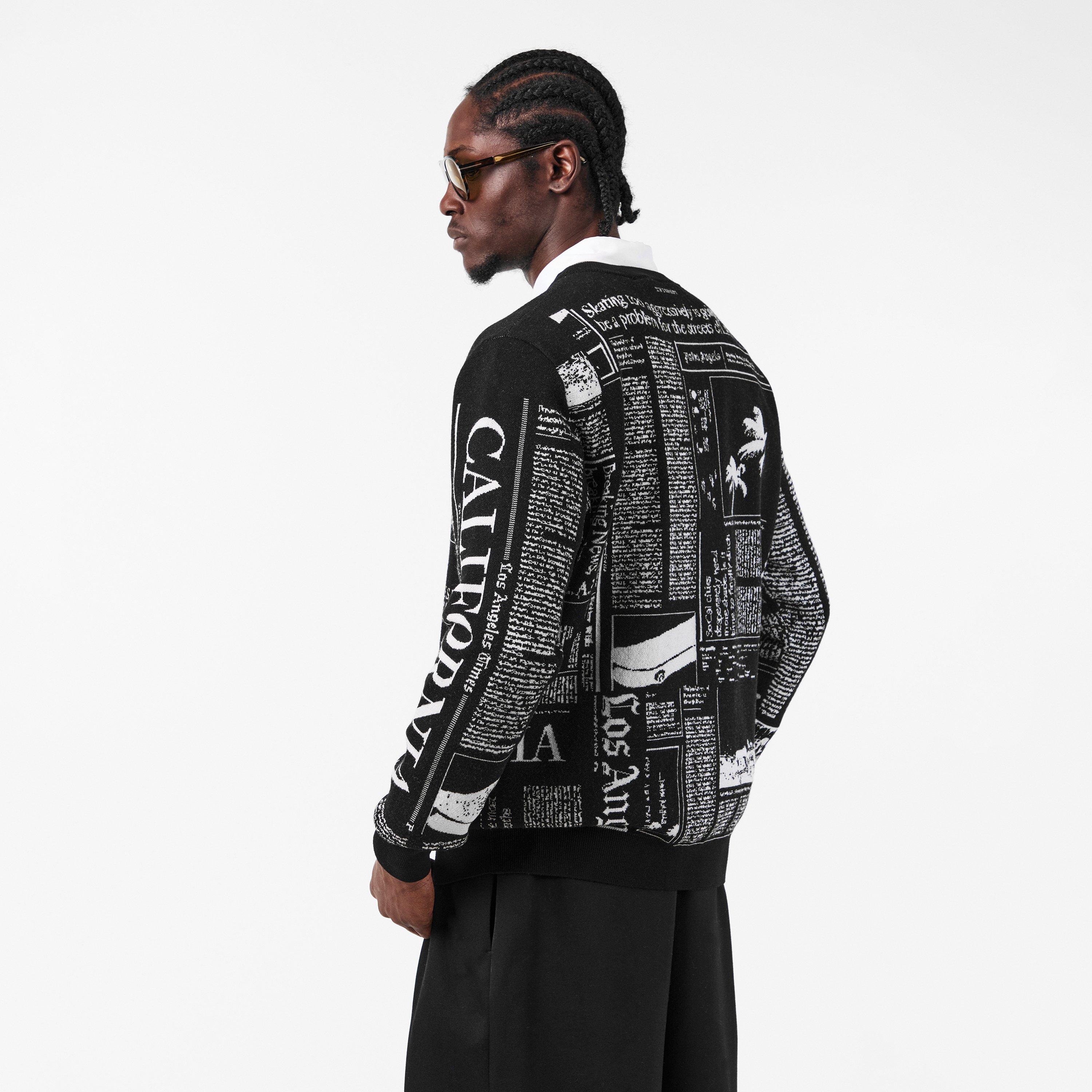 Black/White - Palm Angels - Men's Harrington Jacket - 4