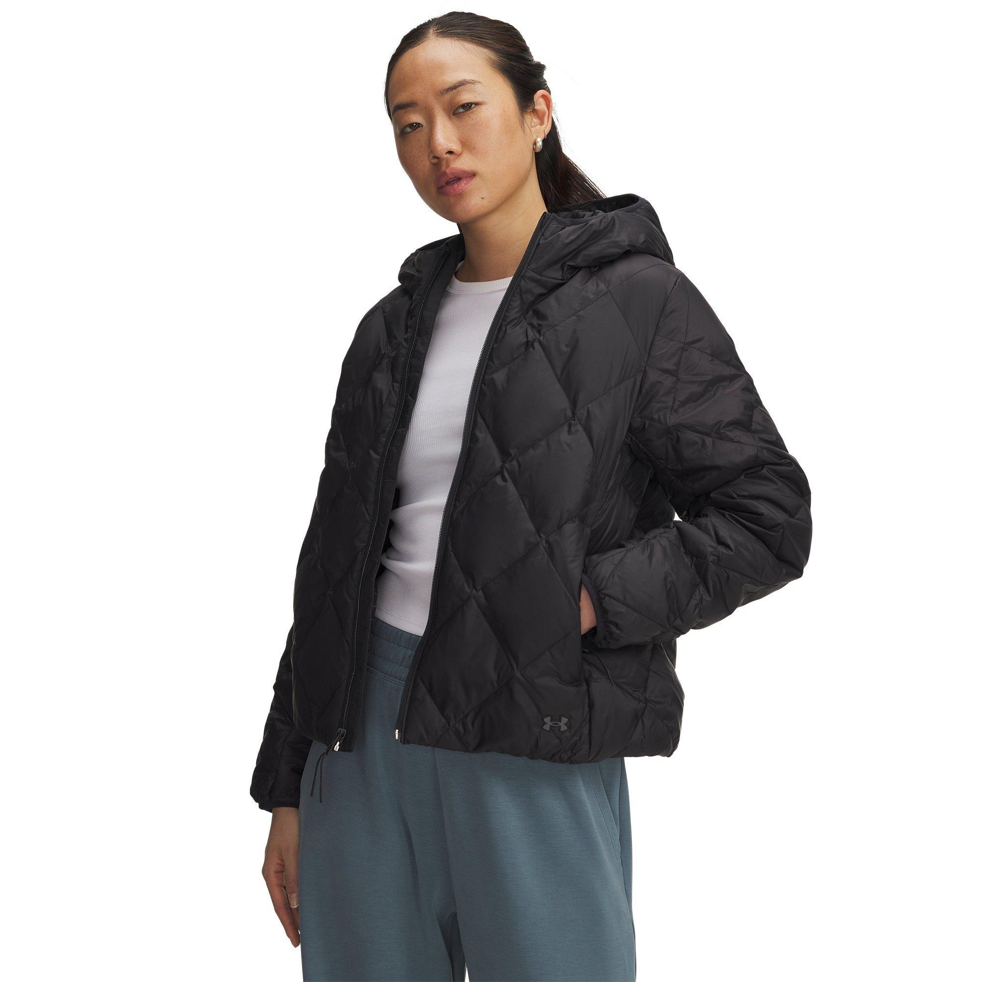 Under Armour Women's Legend Water-Repellent Quilted Puffer Jacket - Black - 16 (XL)