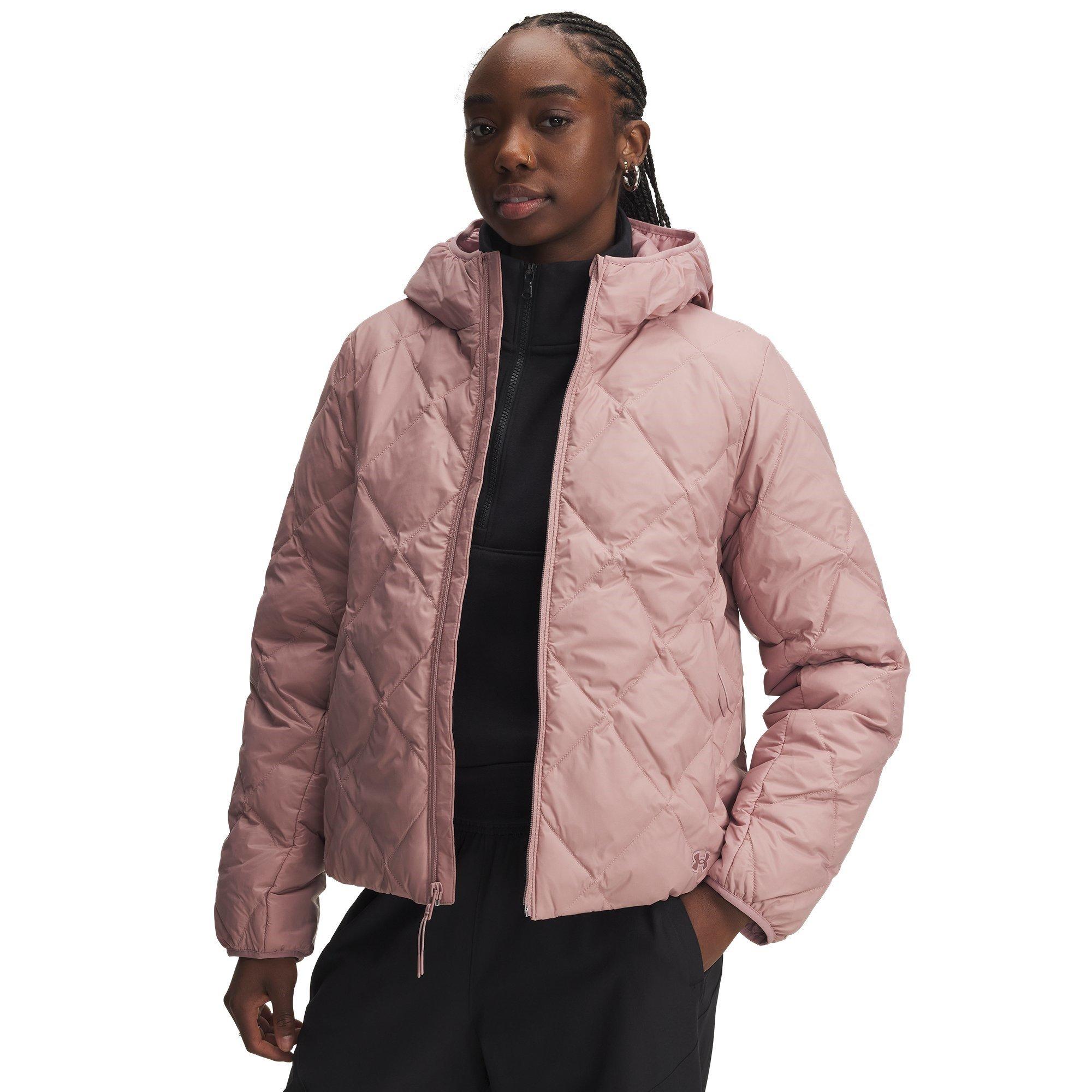 Under Armour Women's Legend Water-Repellent Quilted Puffer Jacket - Tourmaline Pink - 16 (XL)