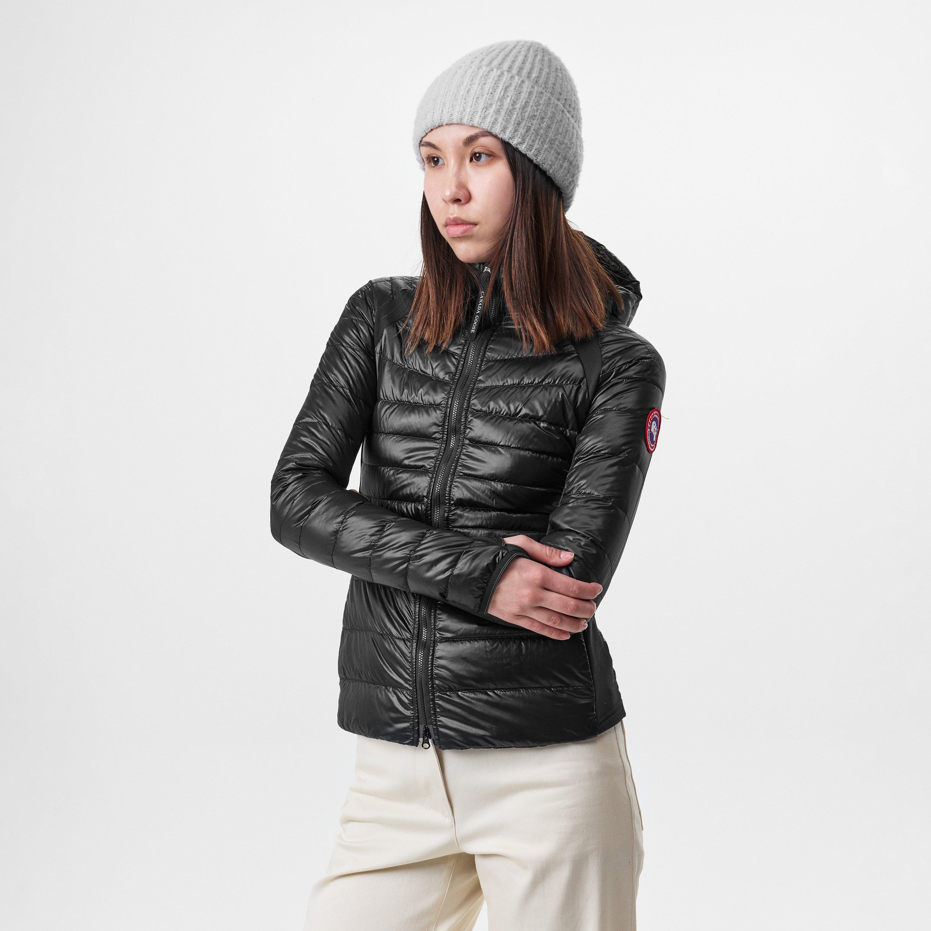 Black - Canada Goose - Women's Hybridge Lite Wind Resistant Hooded Down Hybrid Jacket - 3