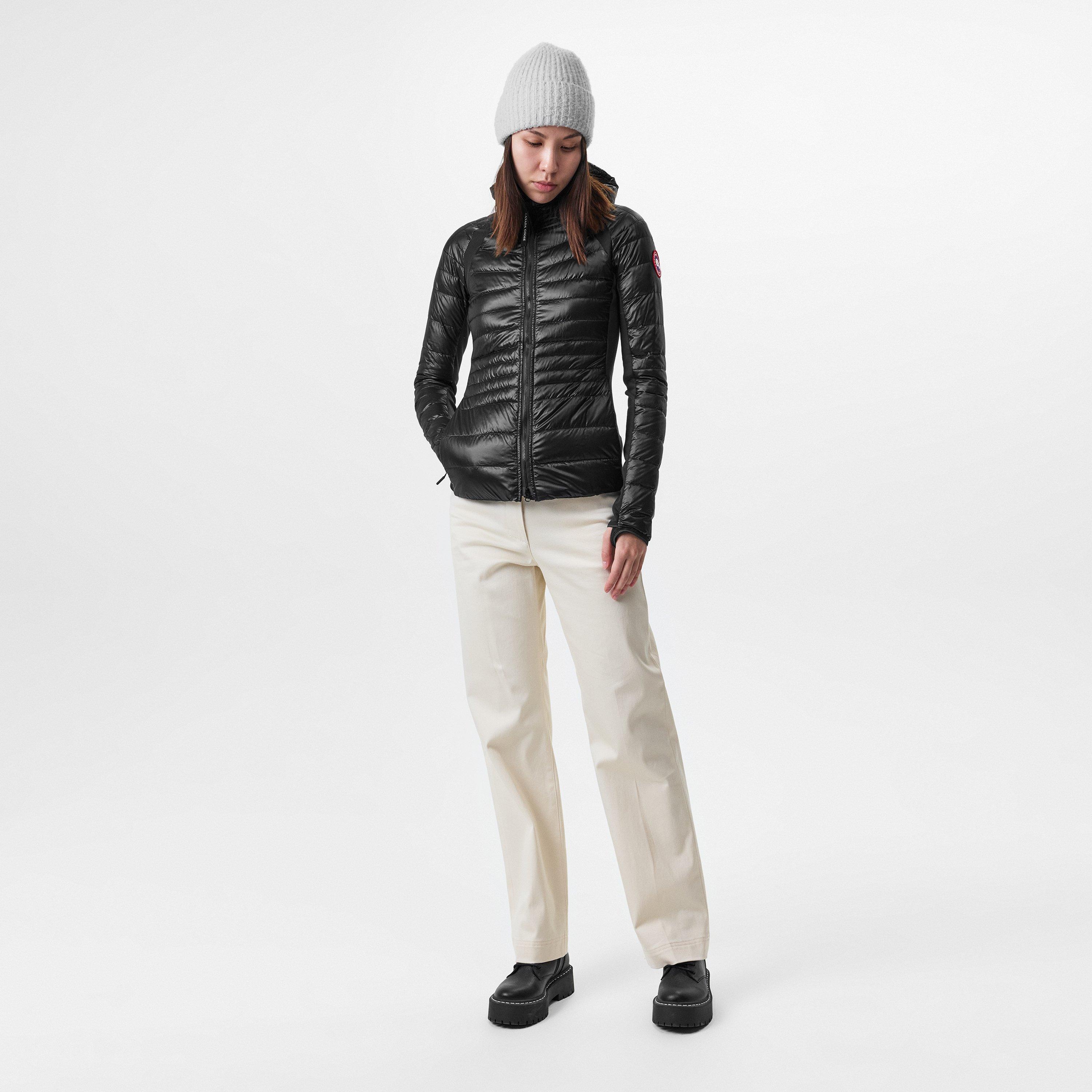 Black - Canada Goose - Women's Hybridge Lite Wind Resistant Hooded Down Hybrid Jacket - 6