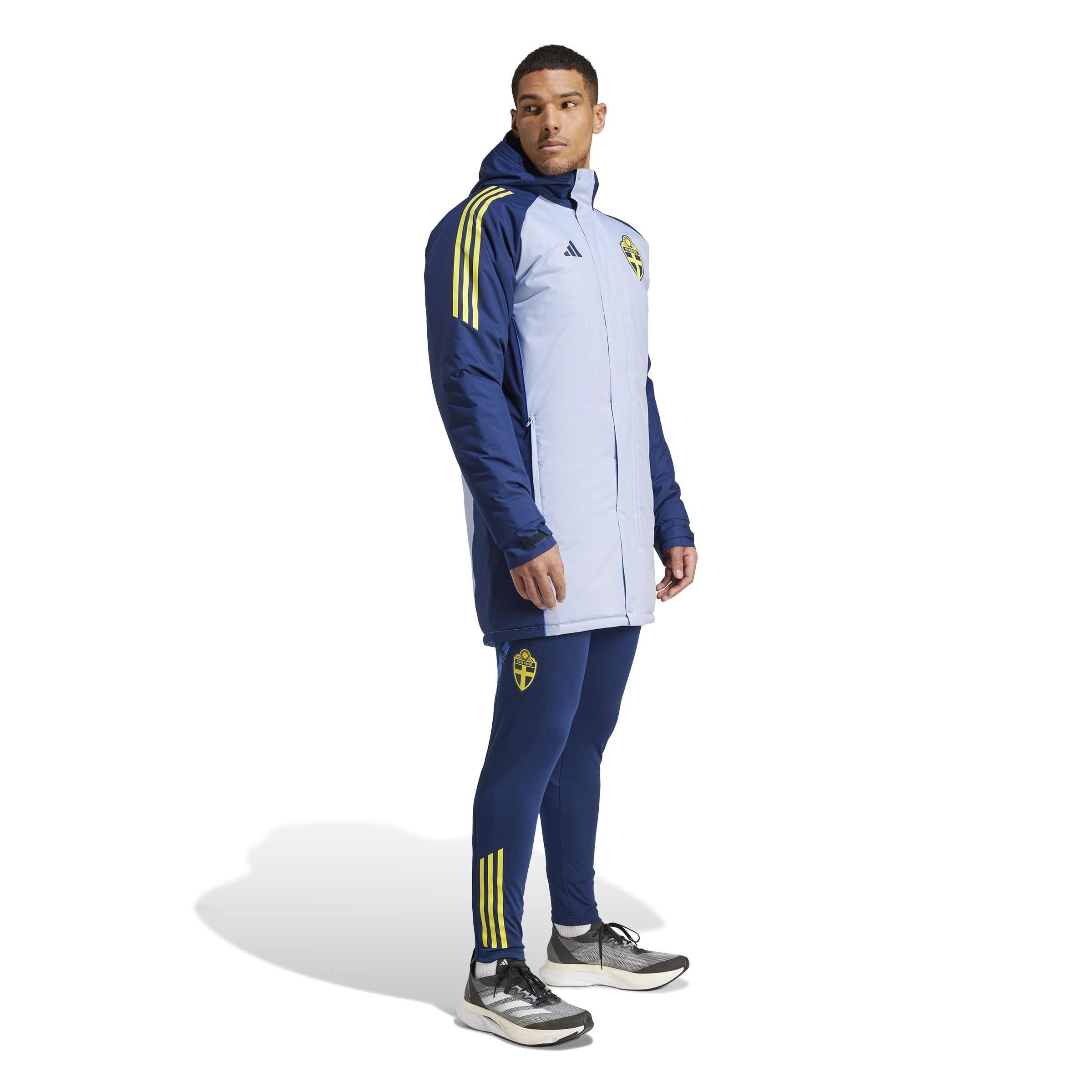 Chalk Blue/Team - adidas - Sweden Tiro 24 Club Parka Adults - 4