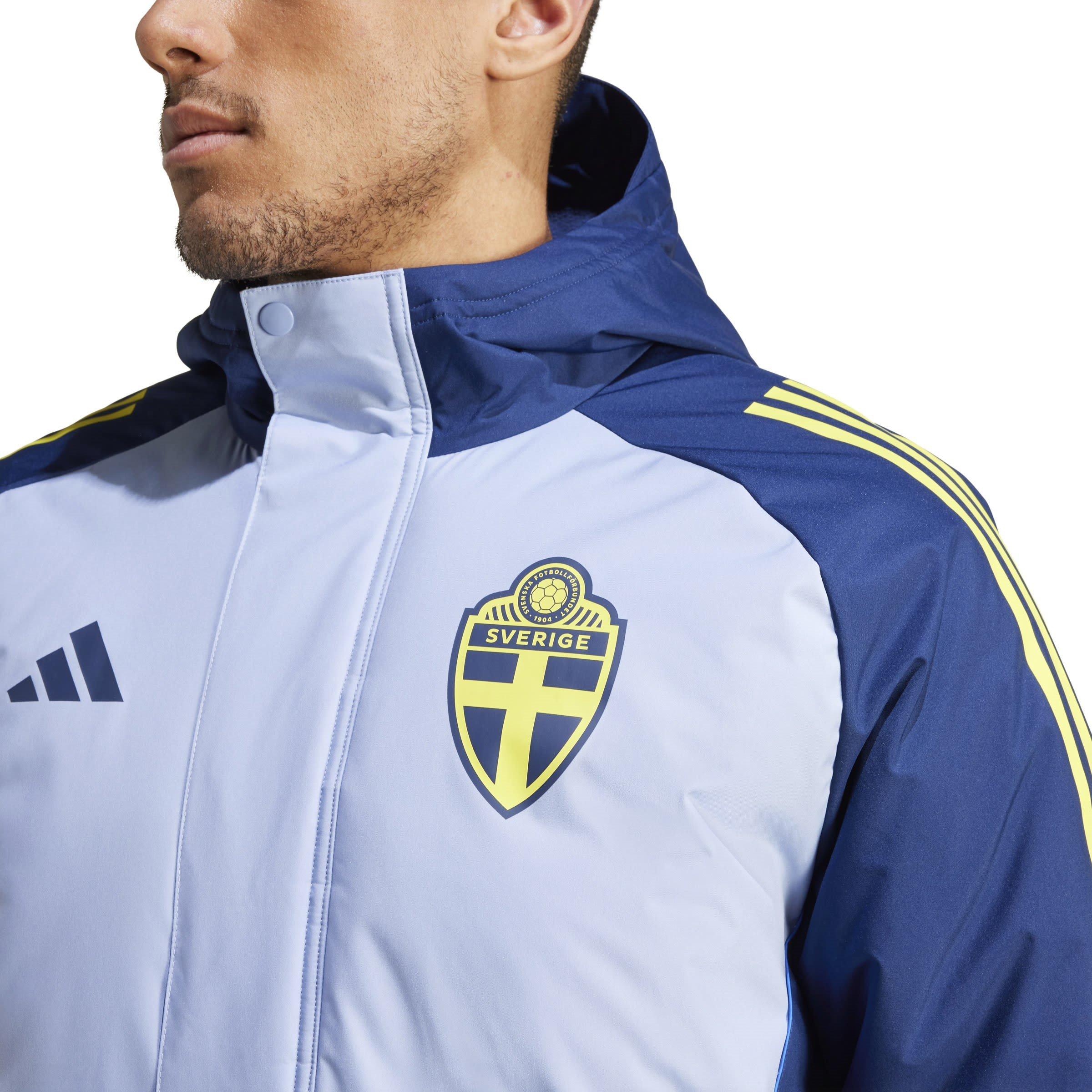 Chalk Blue/Team - adidas - Sweden Tiro 24 Club Parka Adults - 5