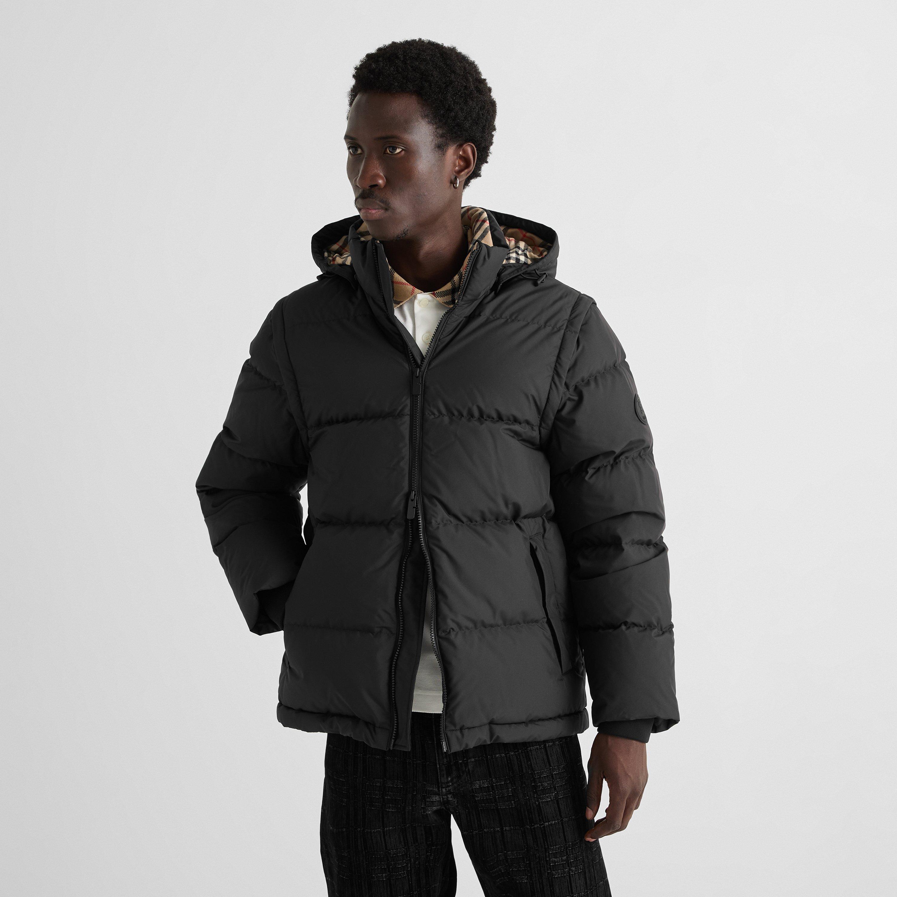 Black - Burberry - Men's Bideford Puffer Jacket - 3