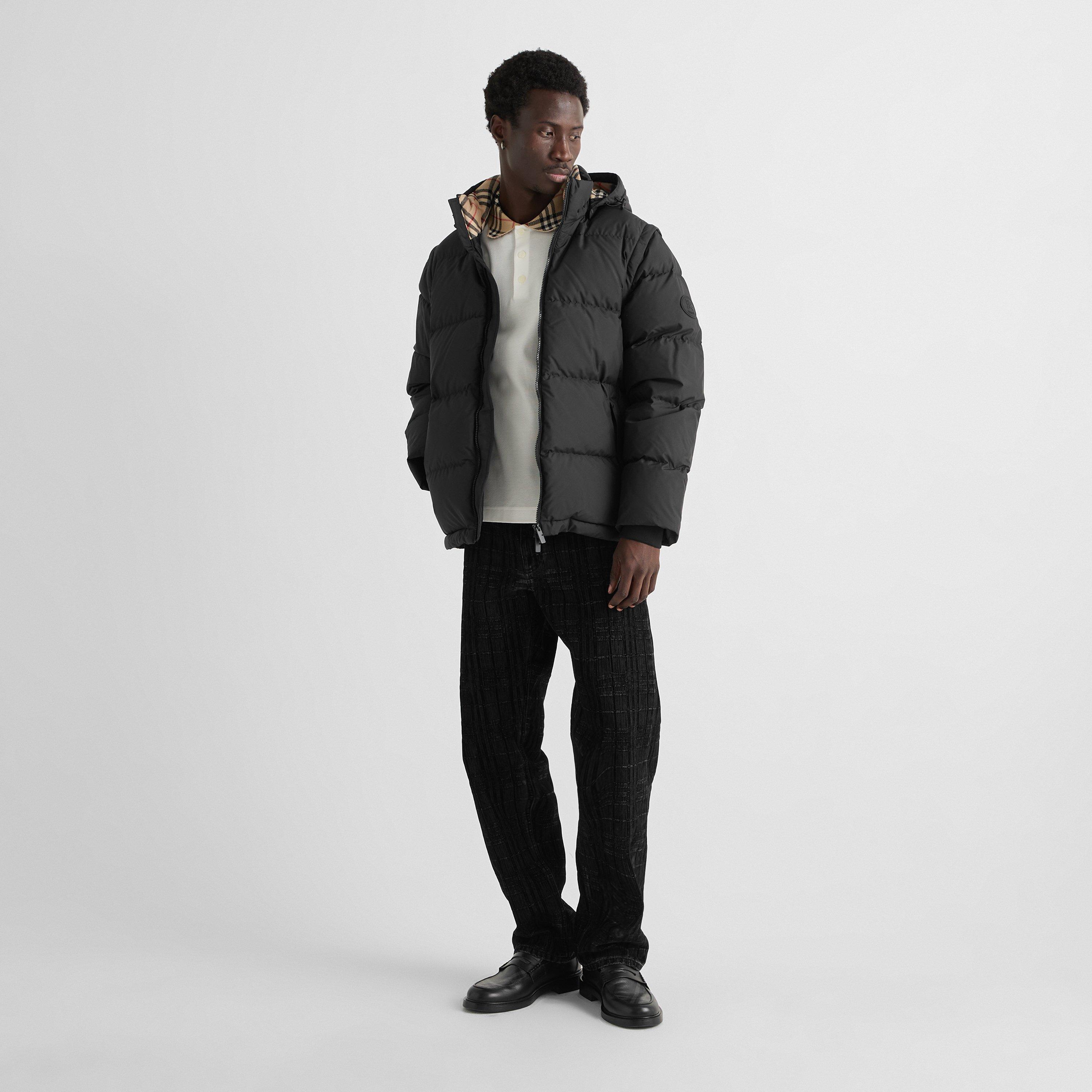 Black - Burberry - Men's Bideford Puffer Jacket - 7
