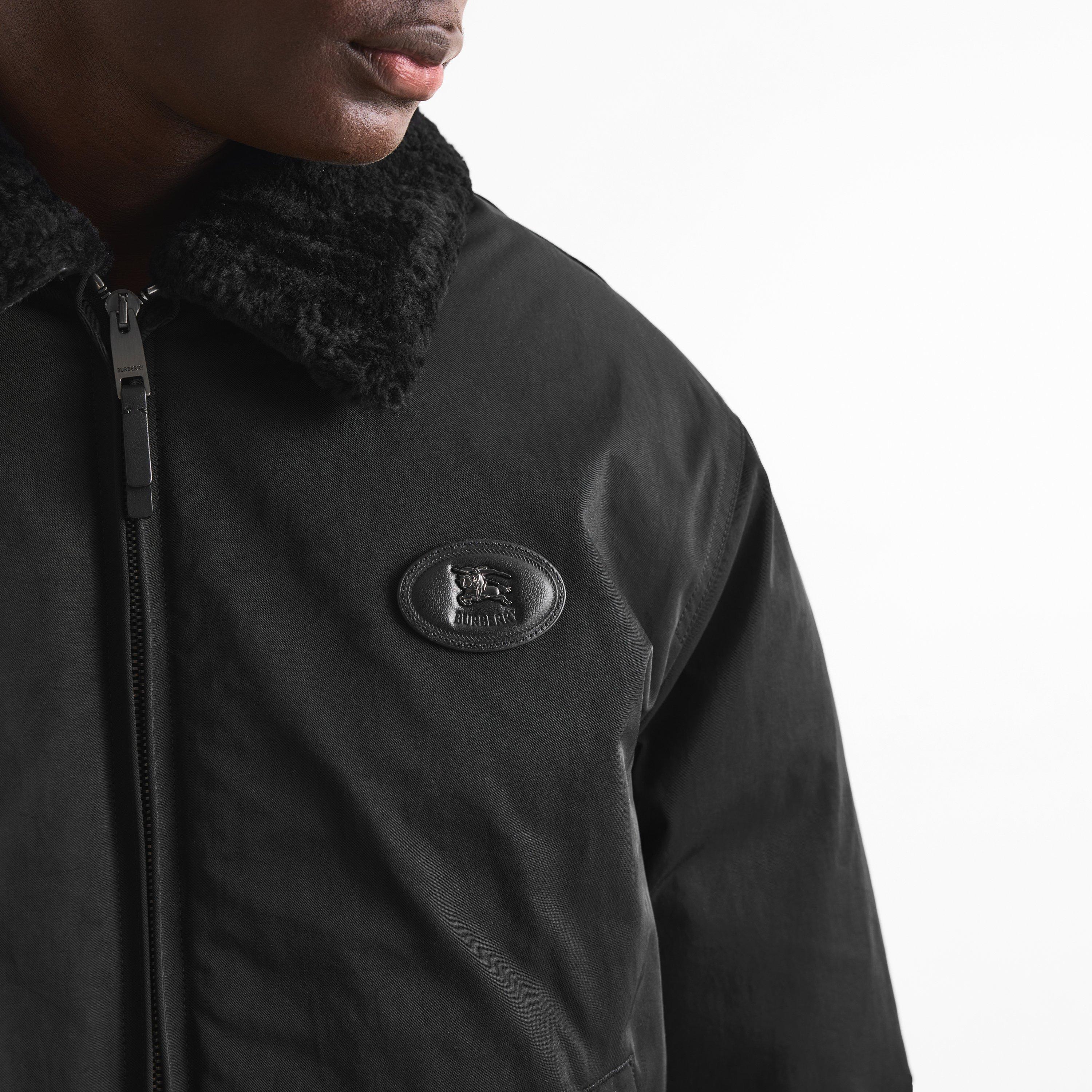 Black - Burberry - Men's Farnborough Bomber Jacket - 5