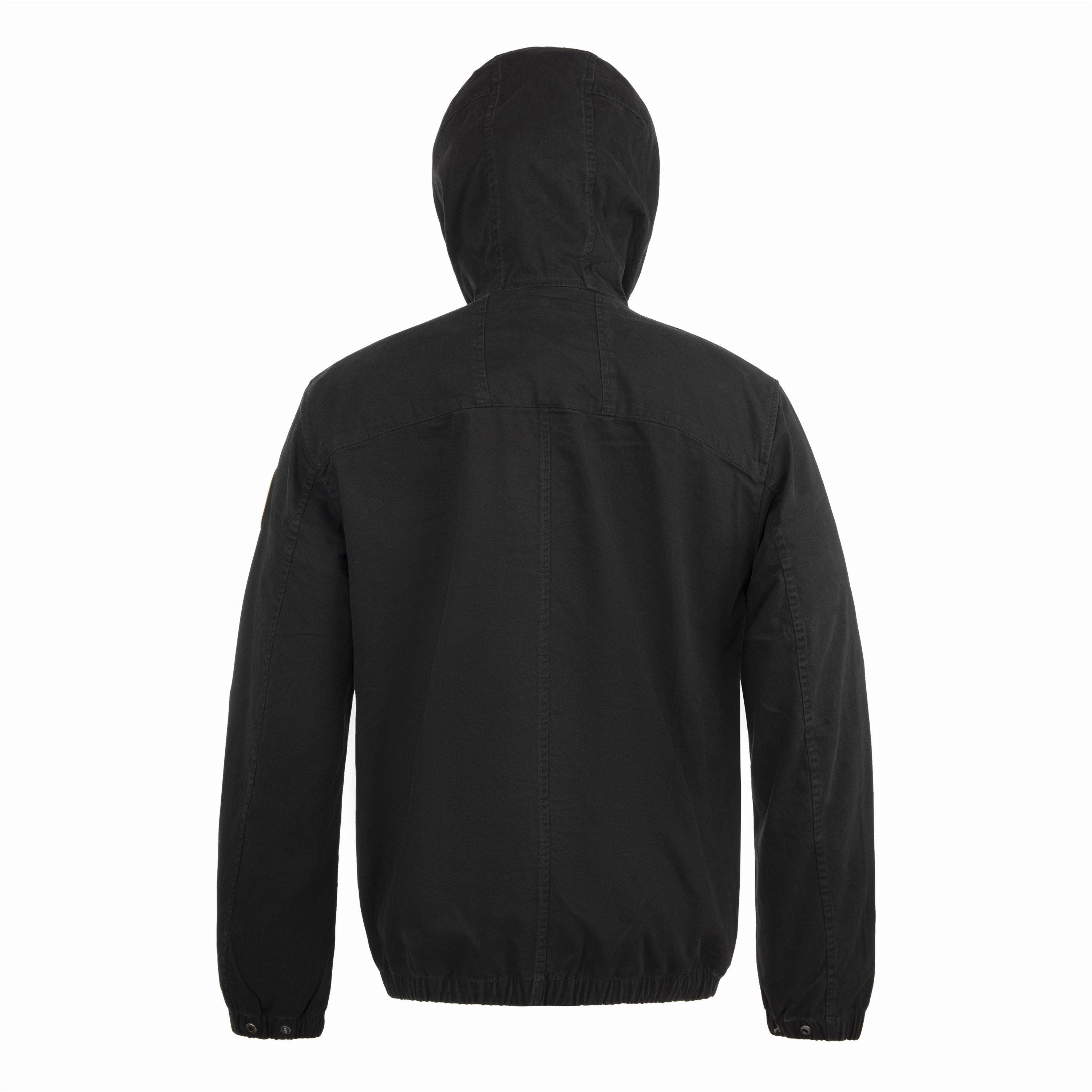 Black - Arctic Army - Men's Narvik Hooded Long Sleeve Overshirt - 2