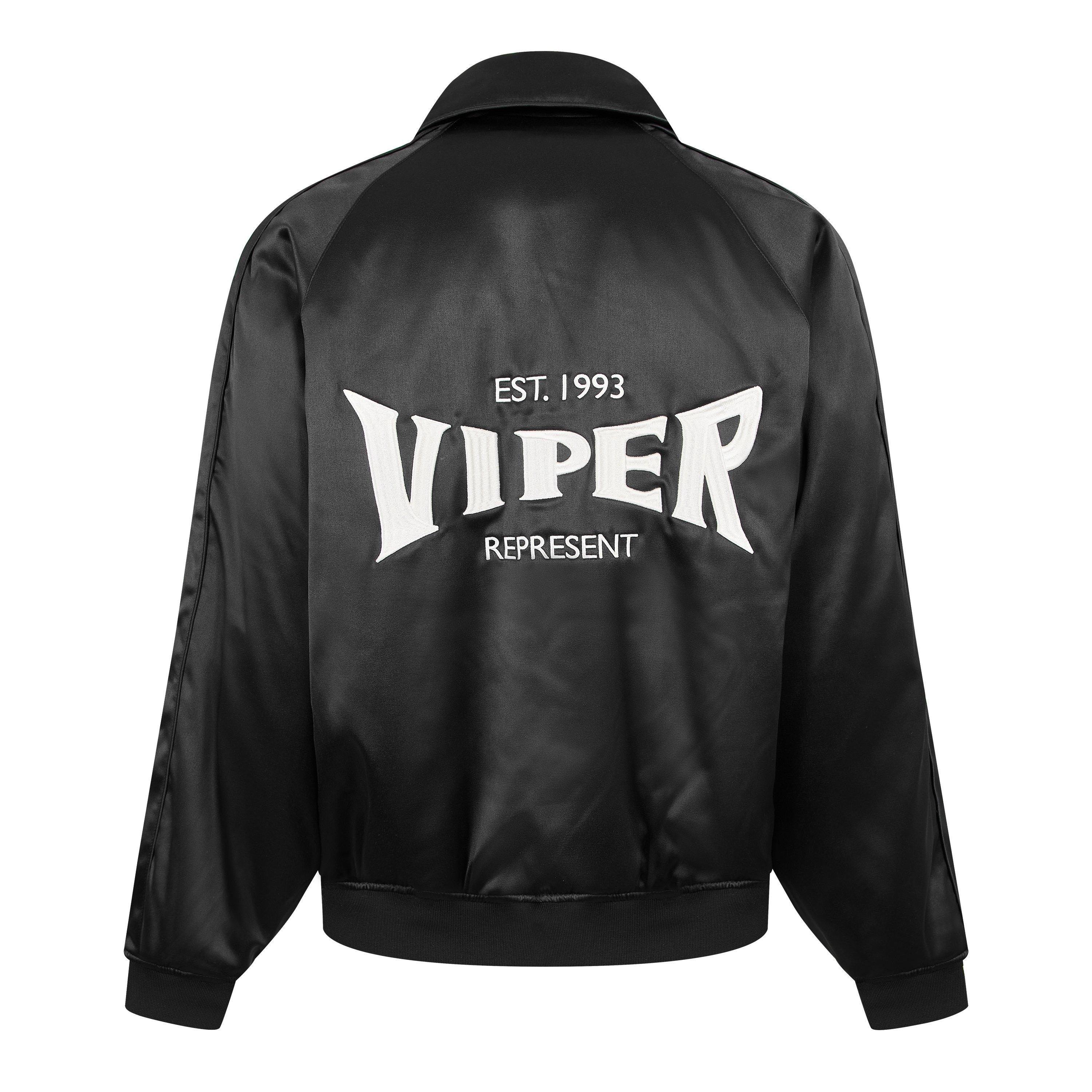 Jet Black - Represent - Men's Varsity Jacket - 2