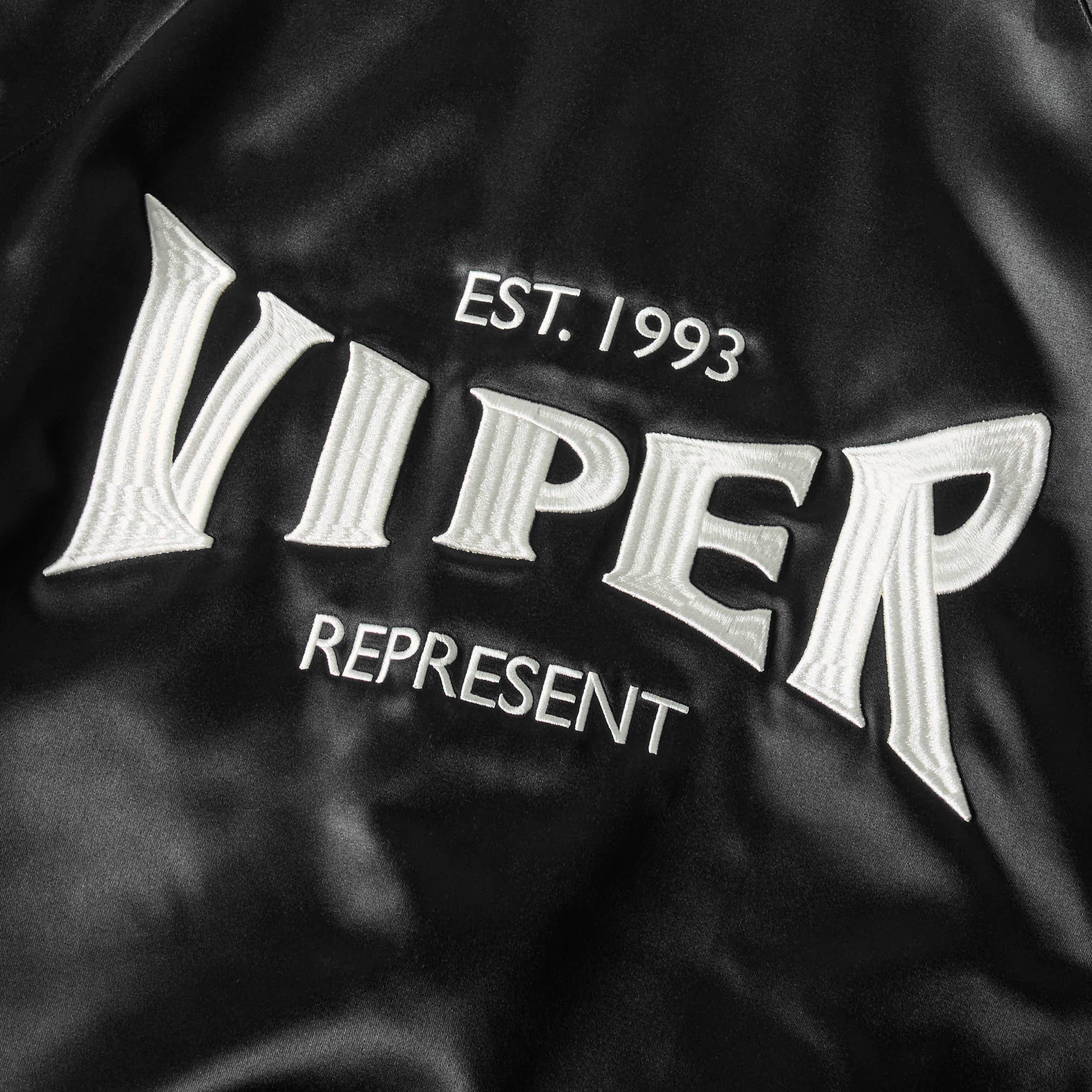 Jet Black - Represent - Men's Varsity Jacket - 5