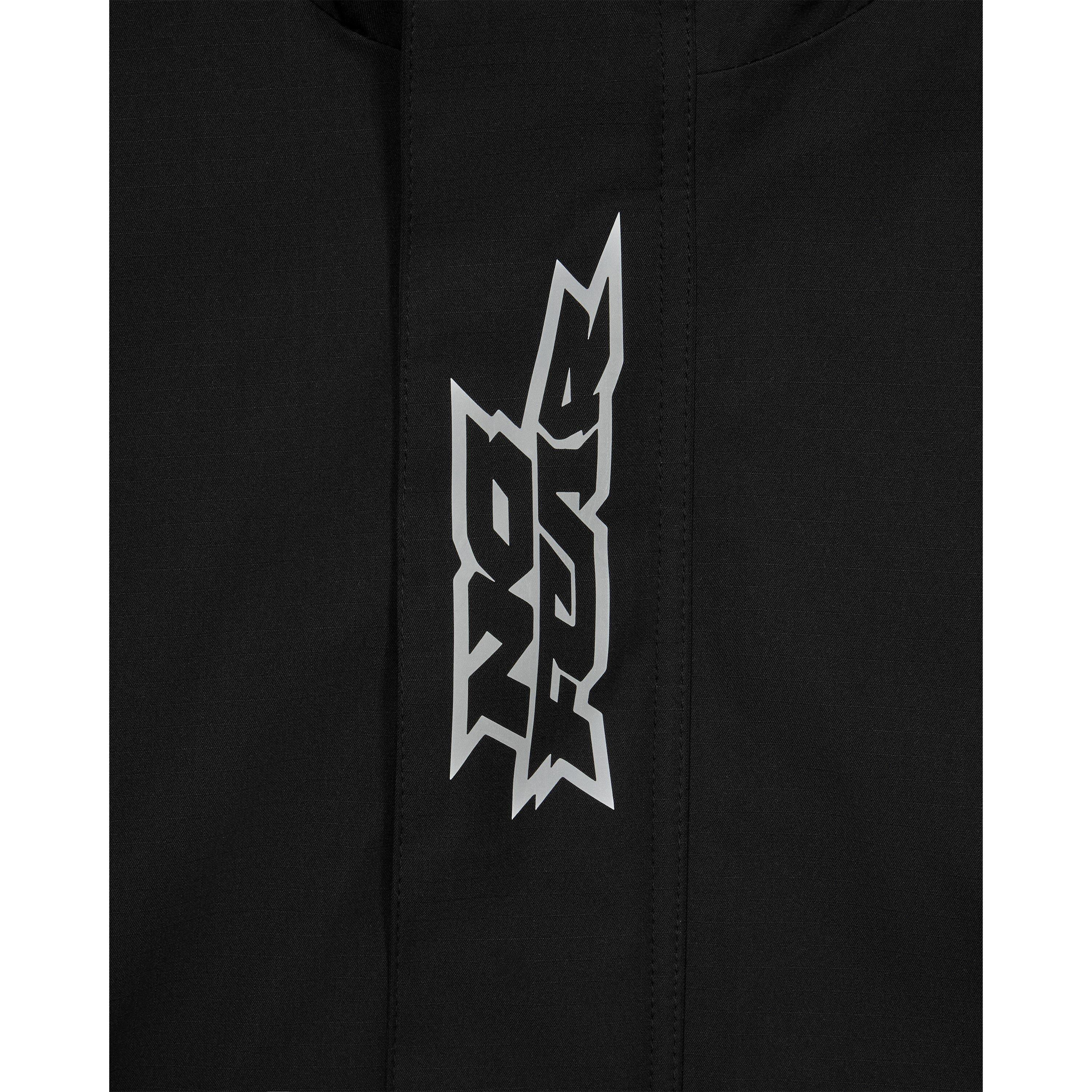 Black - No Fear - Mens Oversized Ski jacket - 3