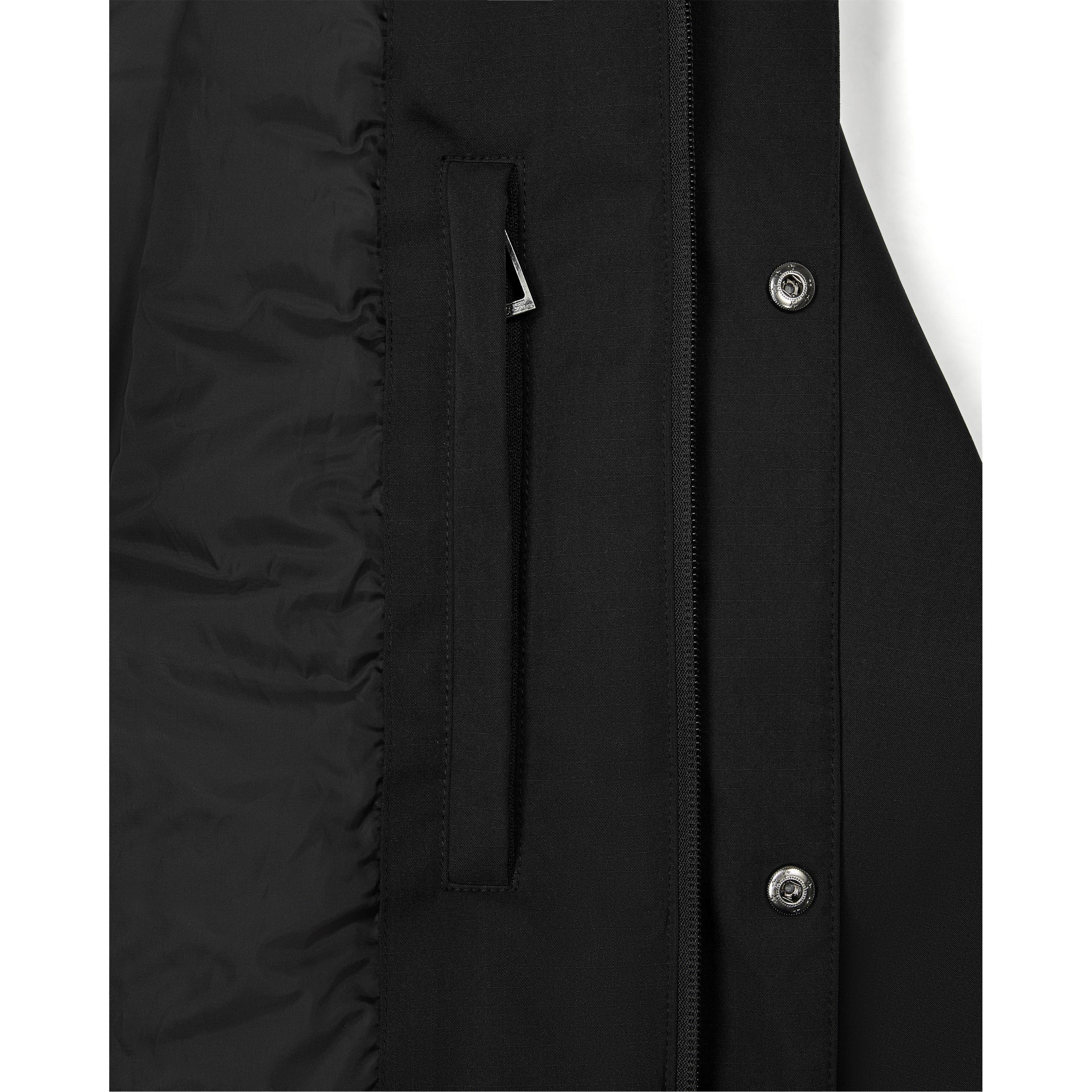 Black - No Fear - Mens Oversized Ski jacket - 4