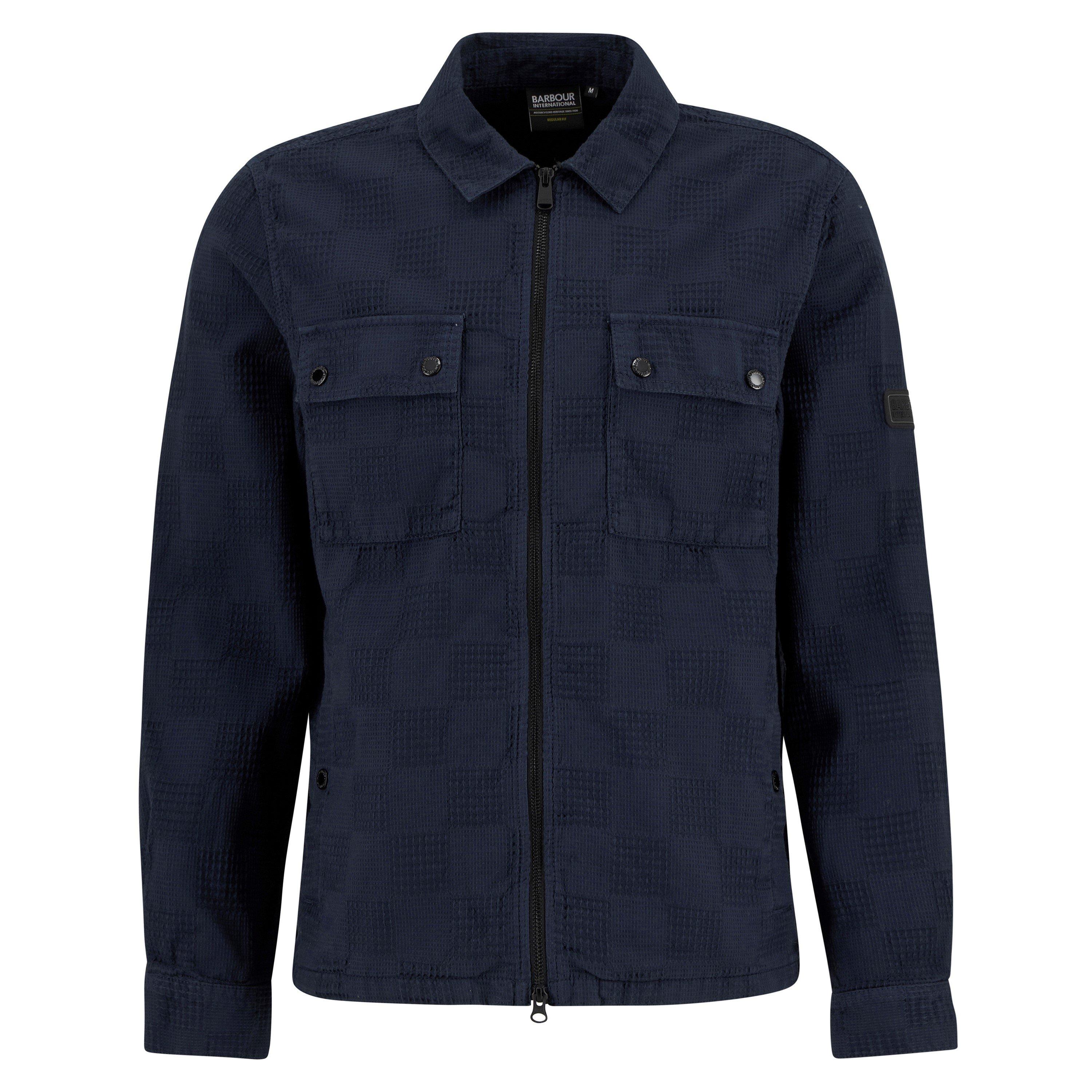 Barbour International Men's Overshirt - Navy NY91 - XL