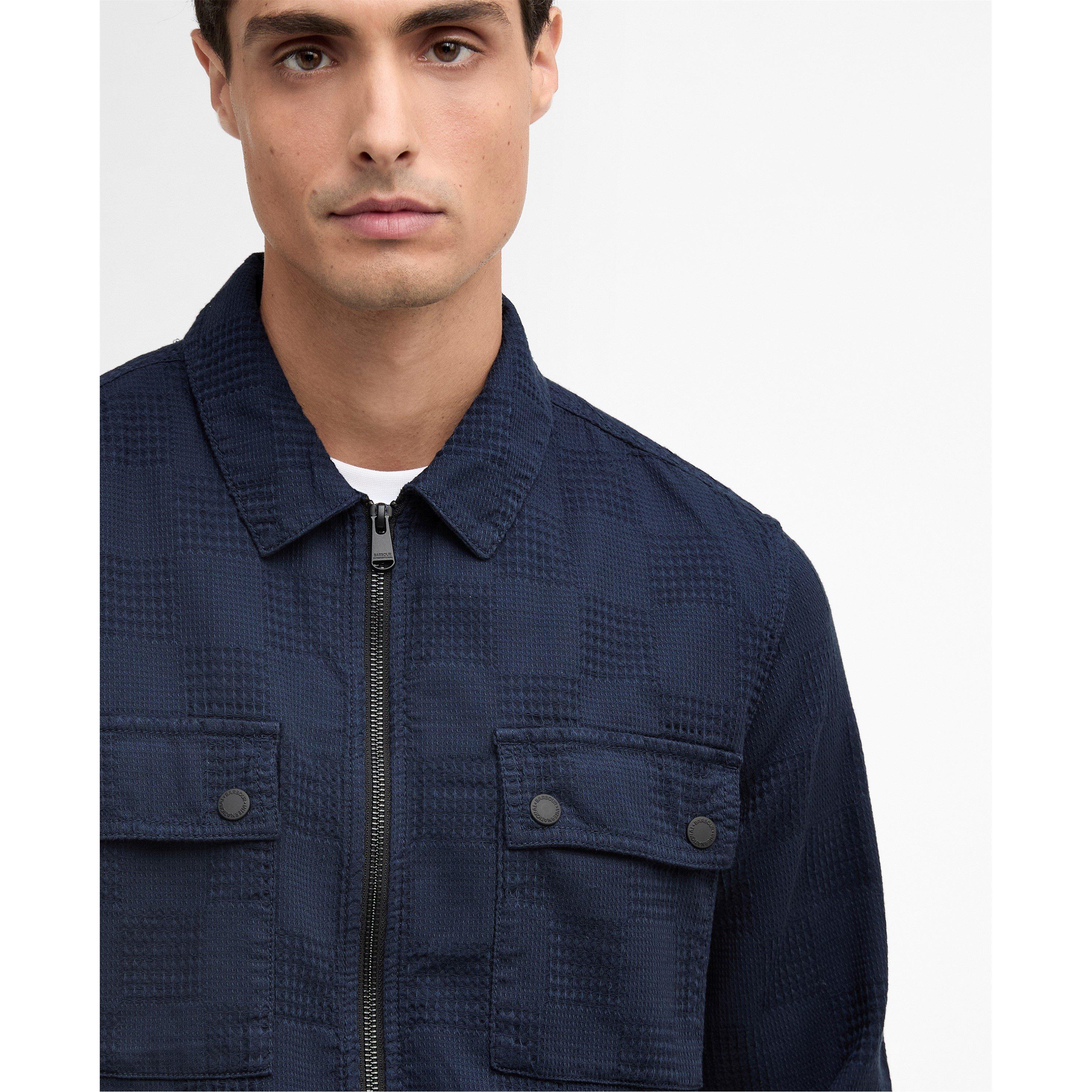 Navy NY91 - Barbour International - Men's Overshirt - 4