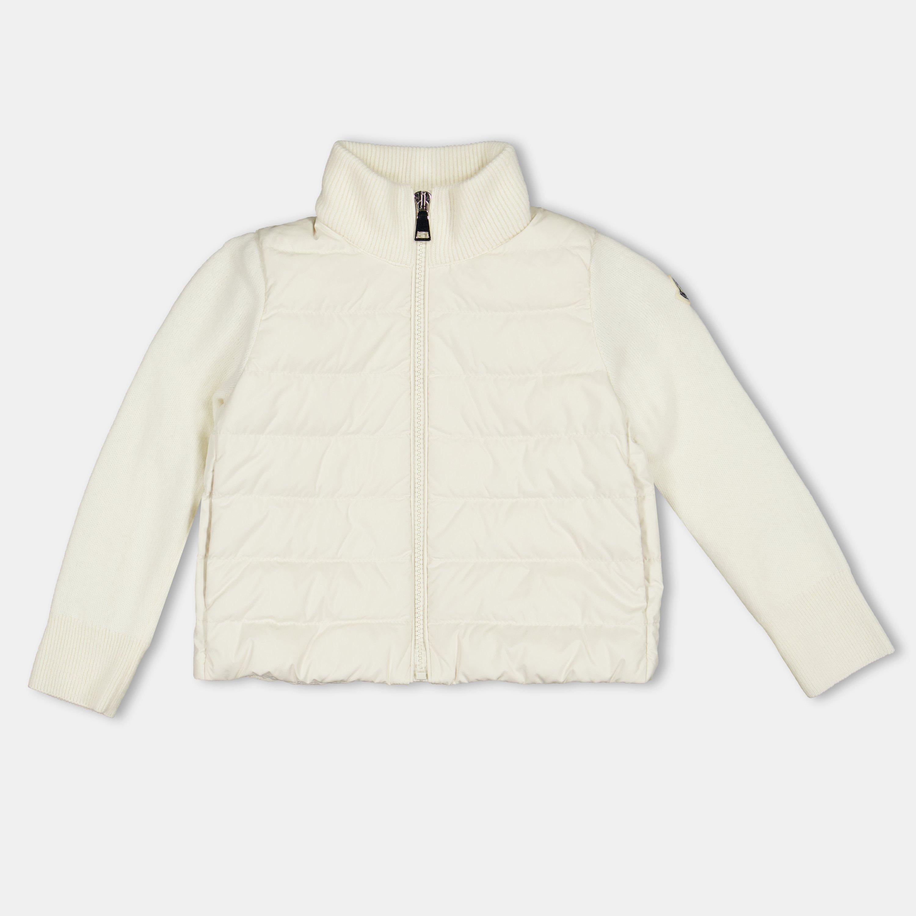 Moncler Kids' Hybrid Lightweight Jacket - Cream 035 - Size 6Y