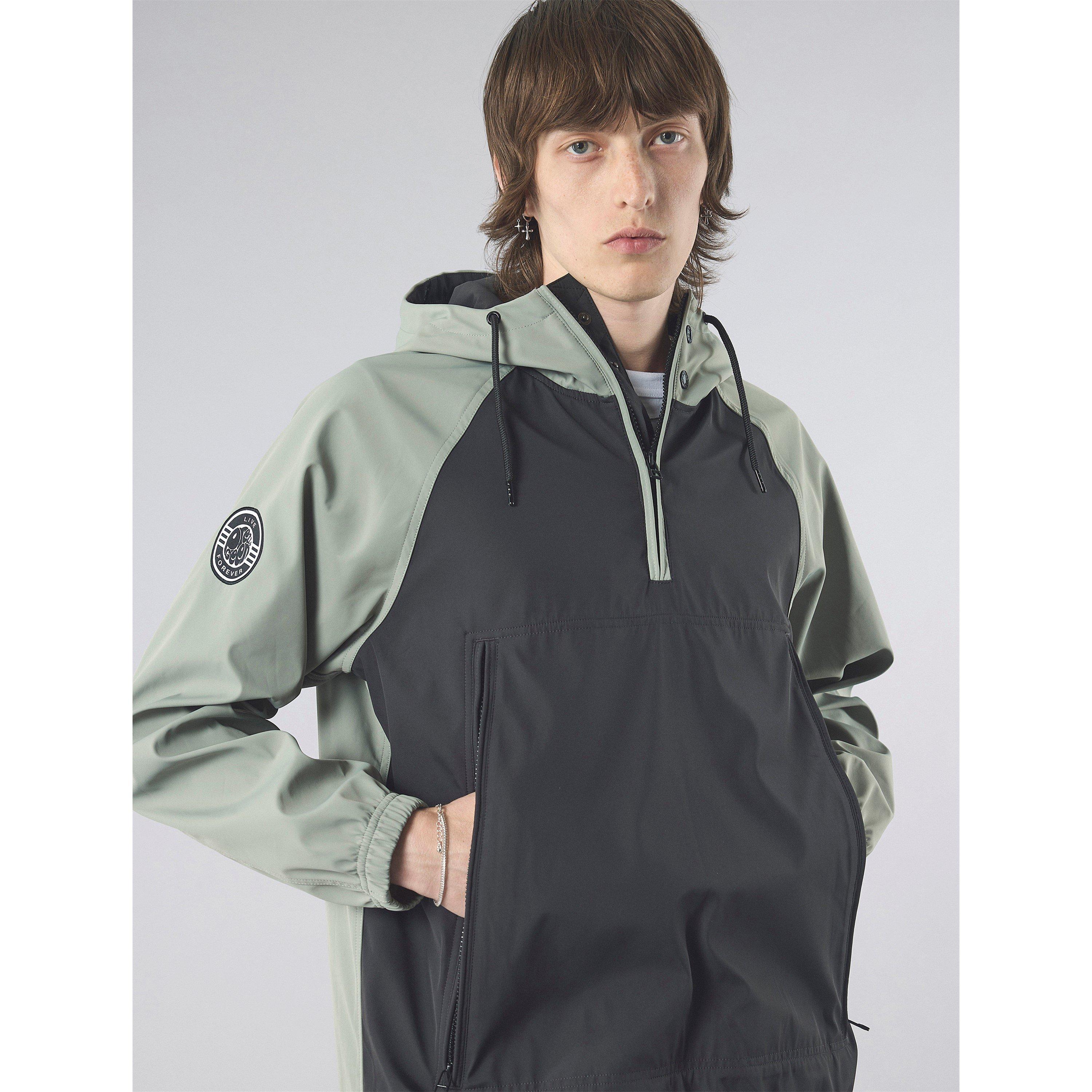 Grøn - Pretty Green - Men's Travis Smock Overshirt - 4