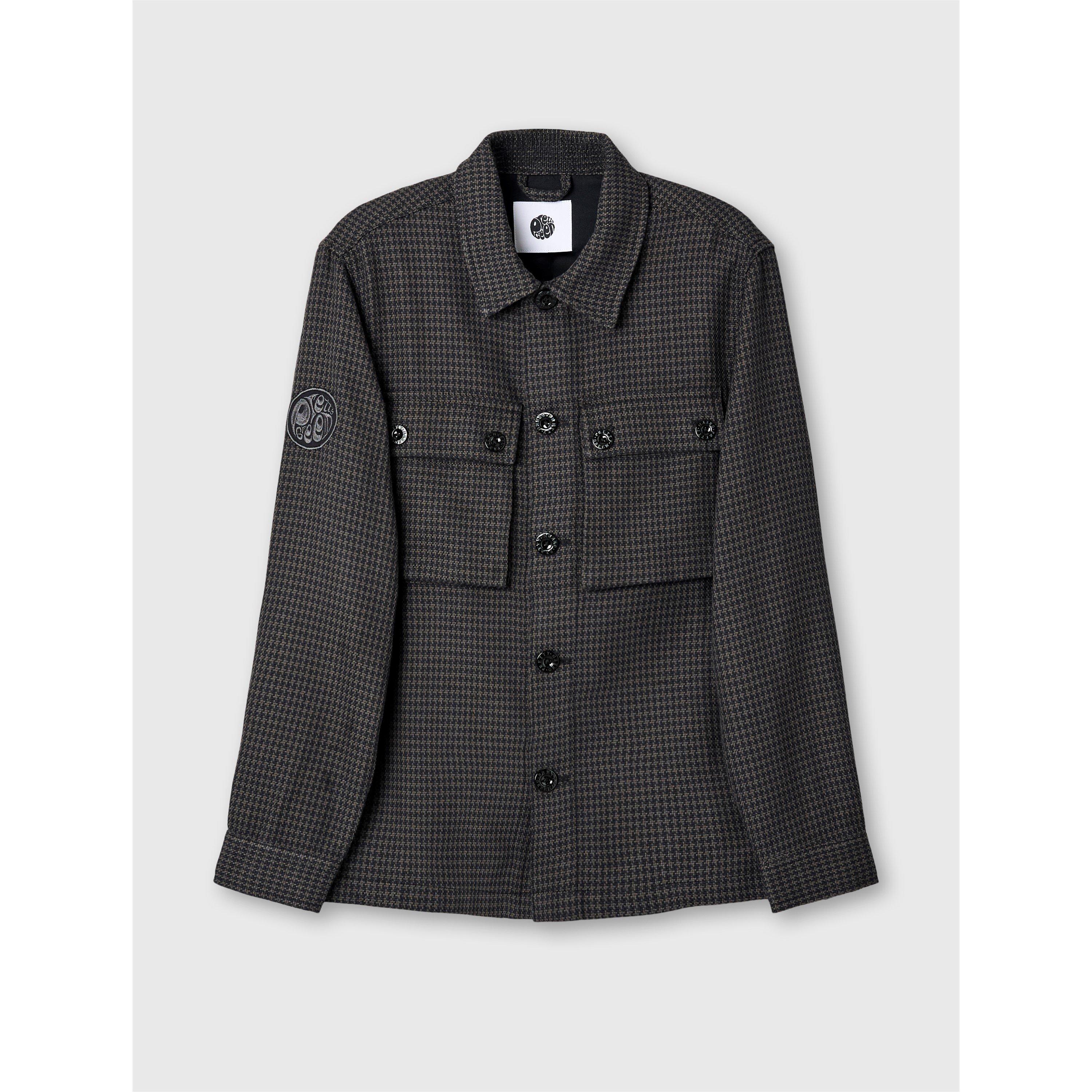 Black - Pretty Green - Men's Kilburn Relaxed Fit Overshirt - 1