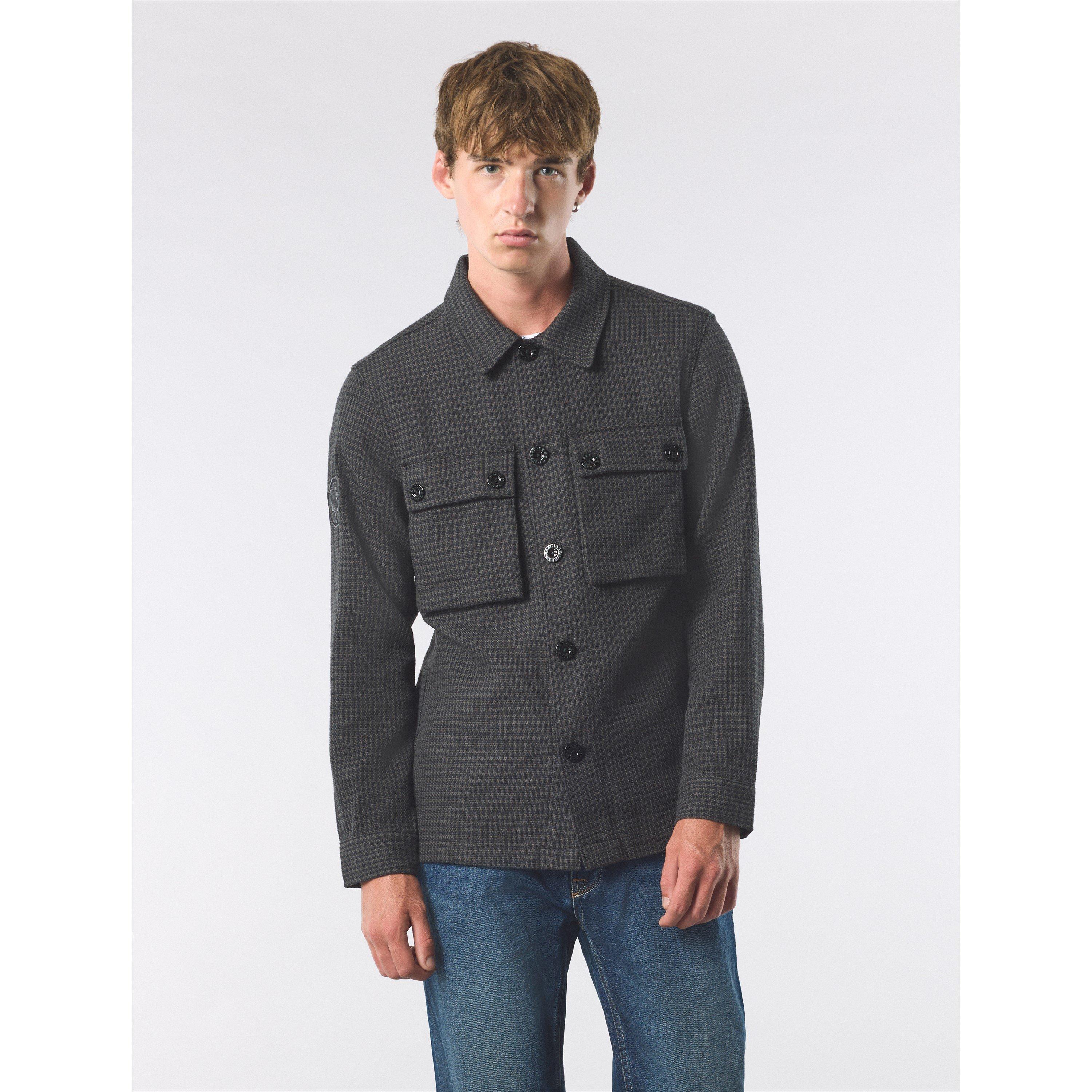 Black - Pretty Green - Men's Kilburn Overshirt - 2