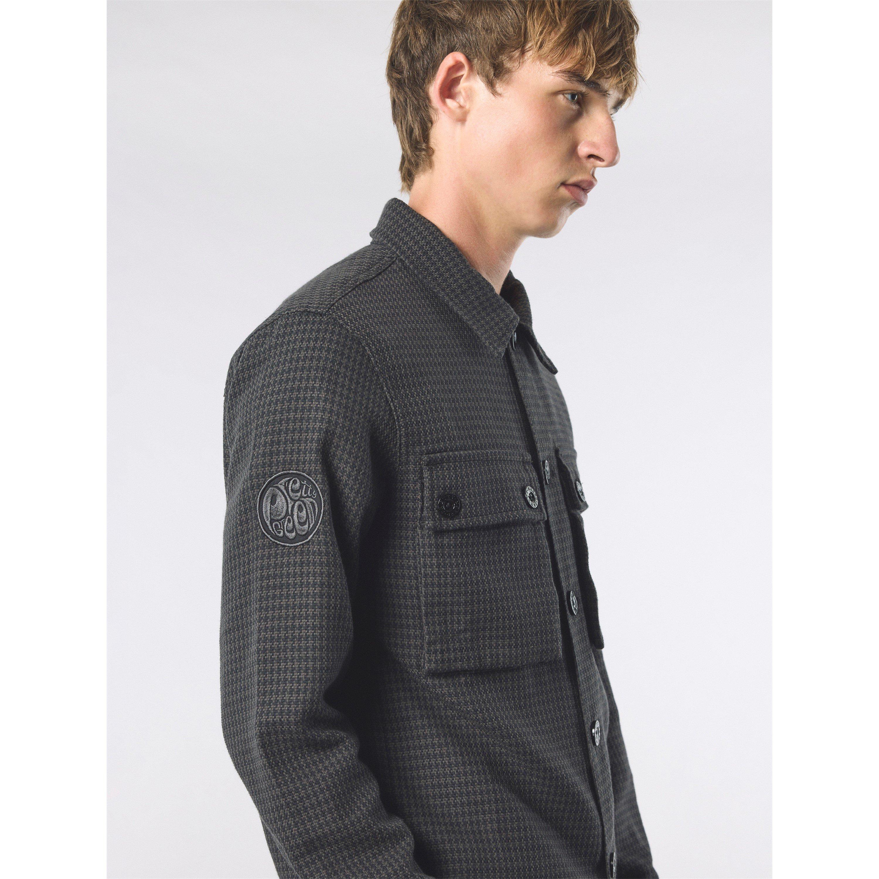 Black - Pretty Green - Men's Kilburn Overshirt - 3