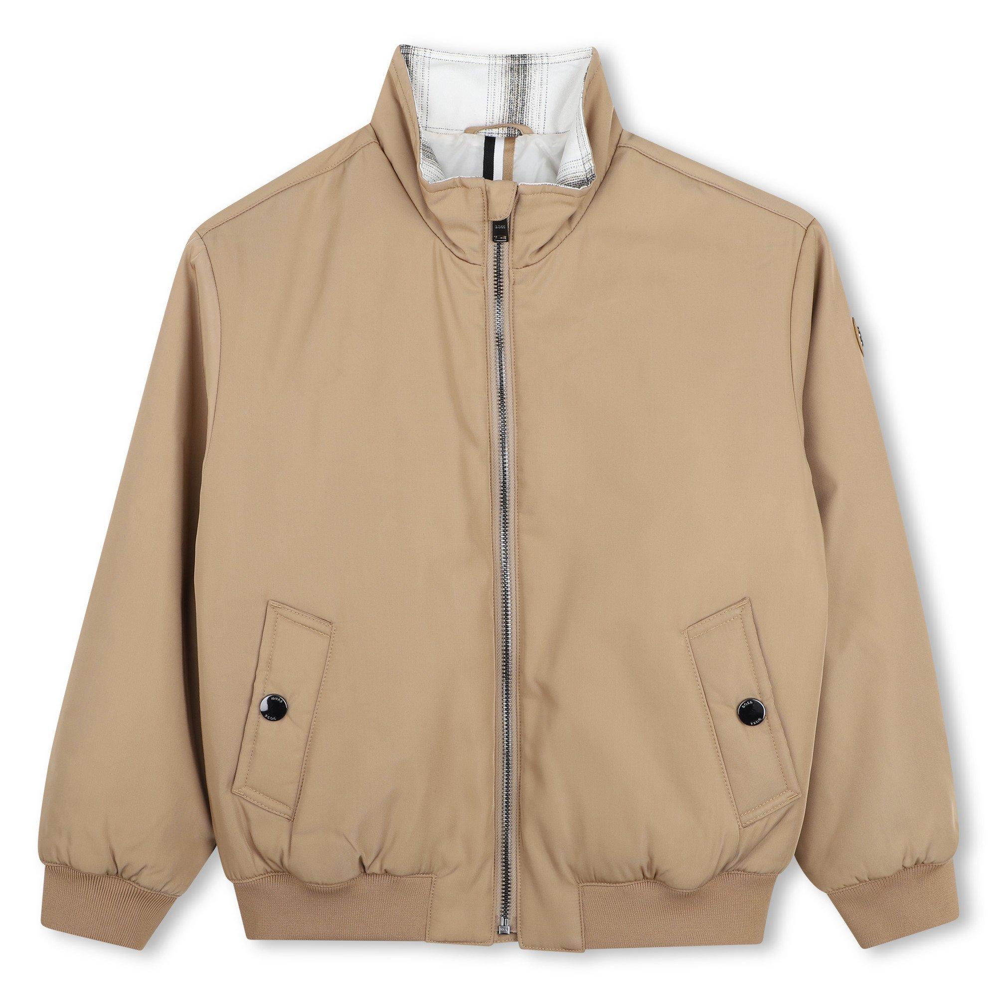 Beige - Boss - Boss Bomber Jacket Jn64 - 1