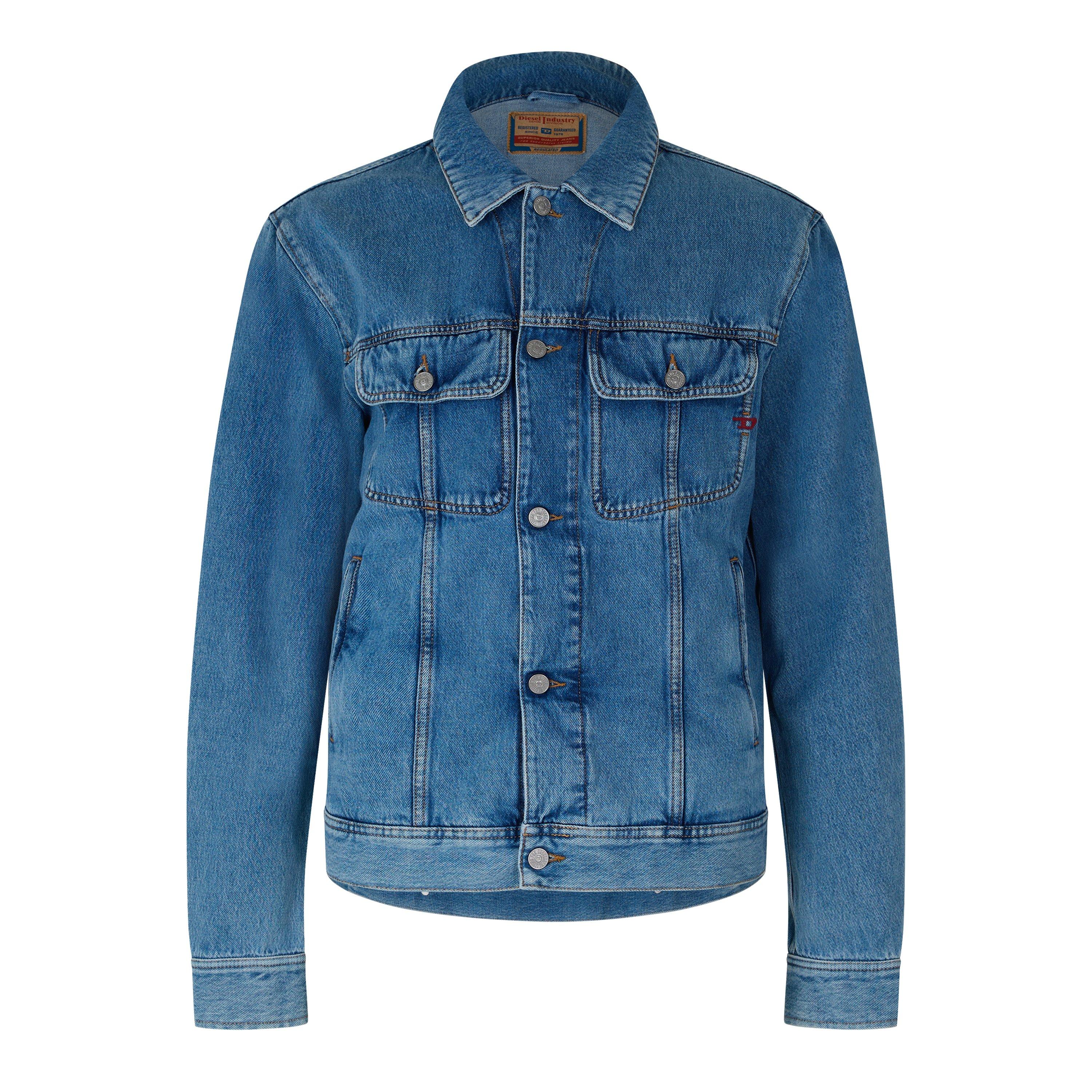 Diesel Men's D-Barcy Denim Jacket - Blue Denim - M