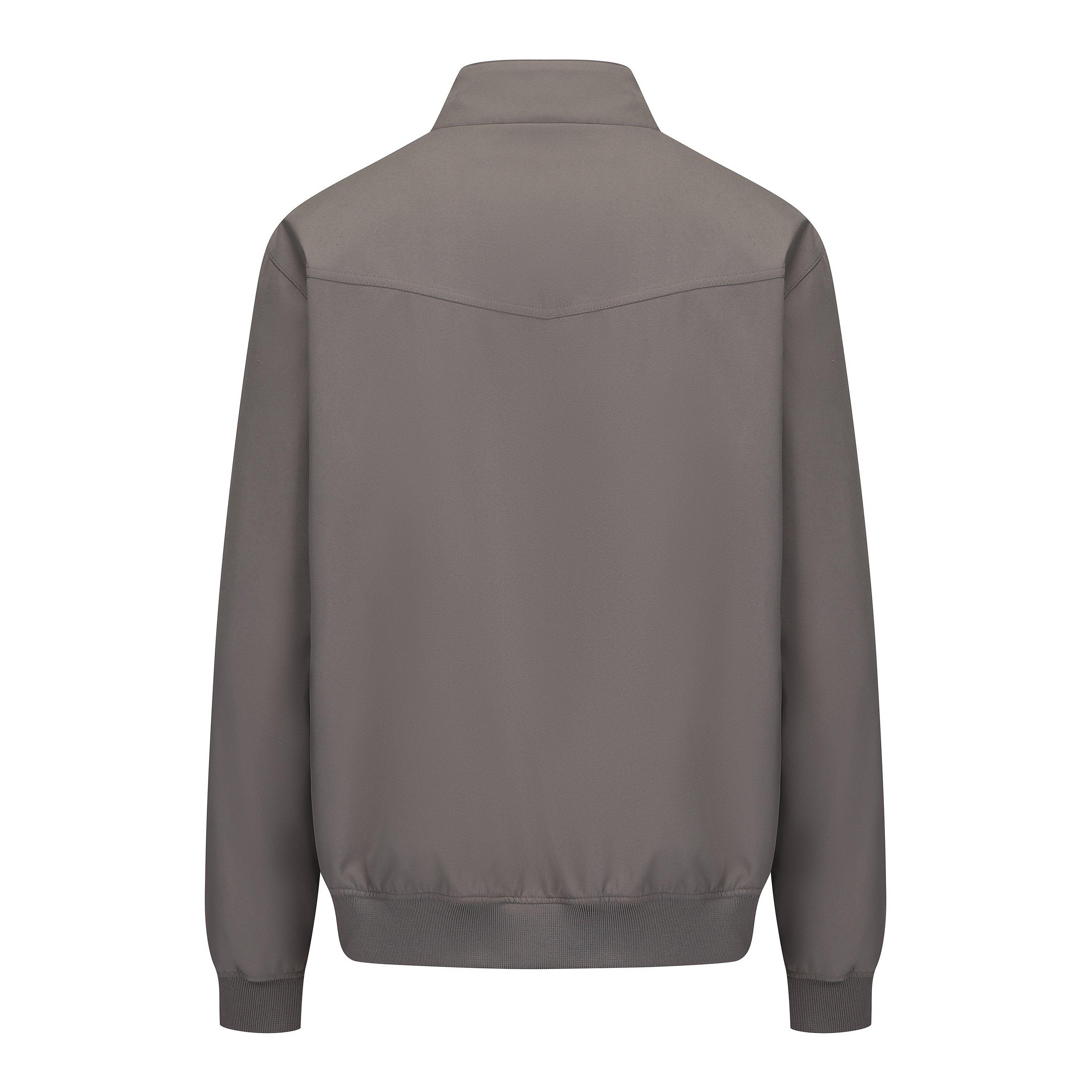 Grey - SoulCal - Men's Soul Ribbed Zip Harrington Jacket - 2