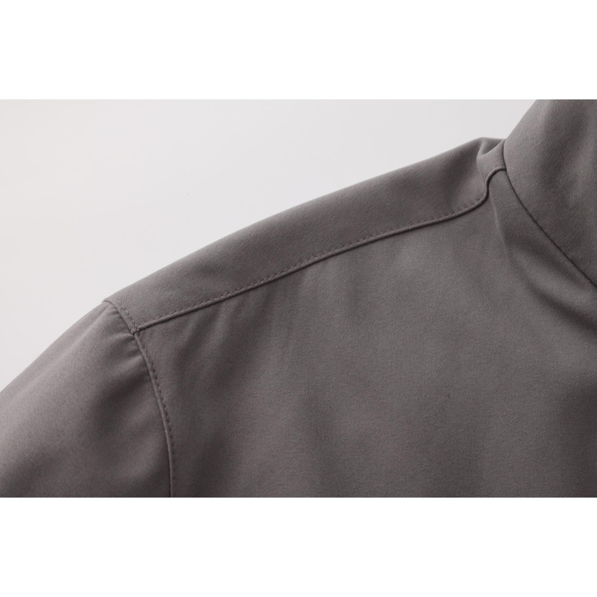 Grey - SoulCal - Men's Soul Ribbed Zip Harrington Jacket - 6