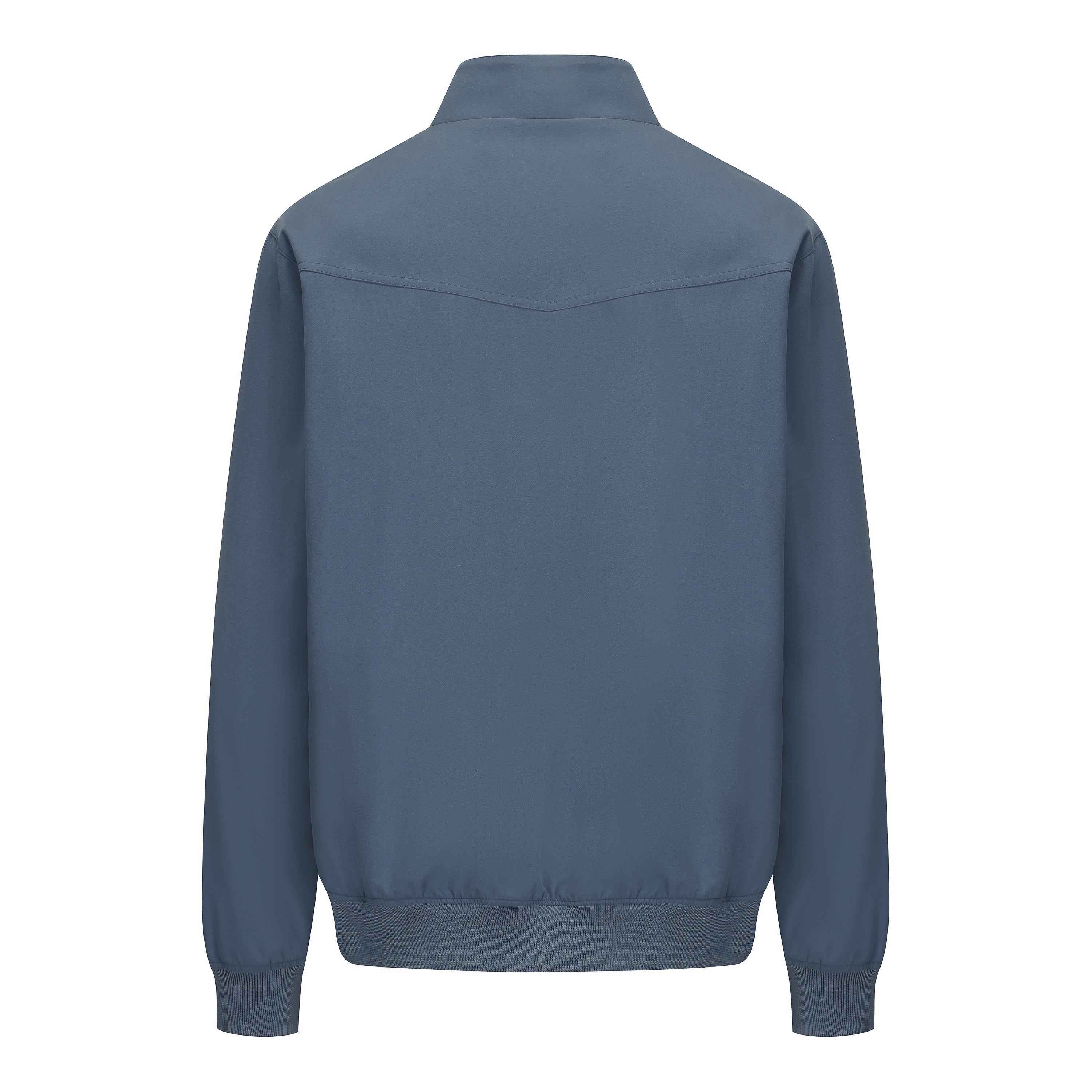 Blue - SoulCal - Soul Ribbed Zip Harrington Jacket - 2