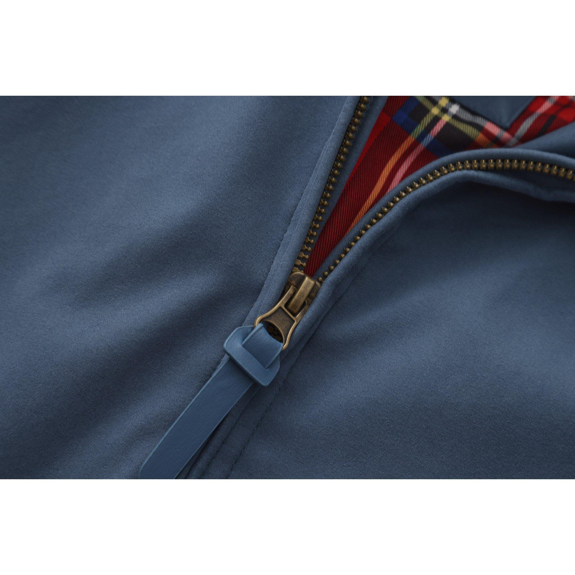 Blue - SoulCal - Soul Ribbed Zip Harrington Jacket - 3