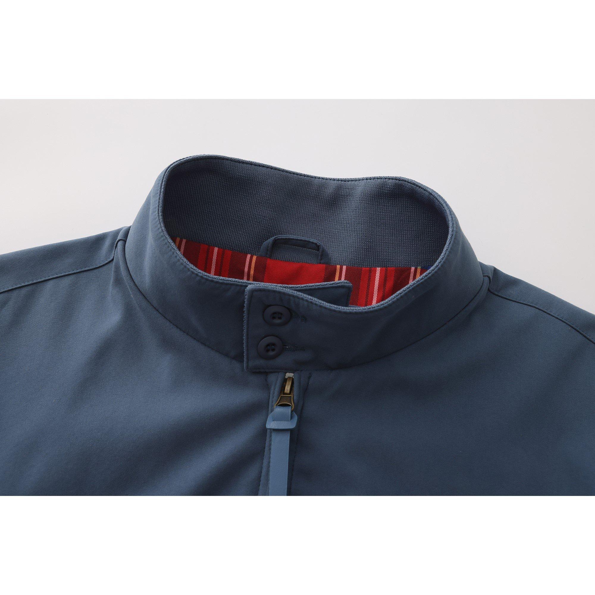 Blue - SoulCal - Soul Ribbed Zip Harrington Jacket - 4