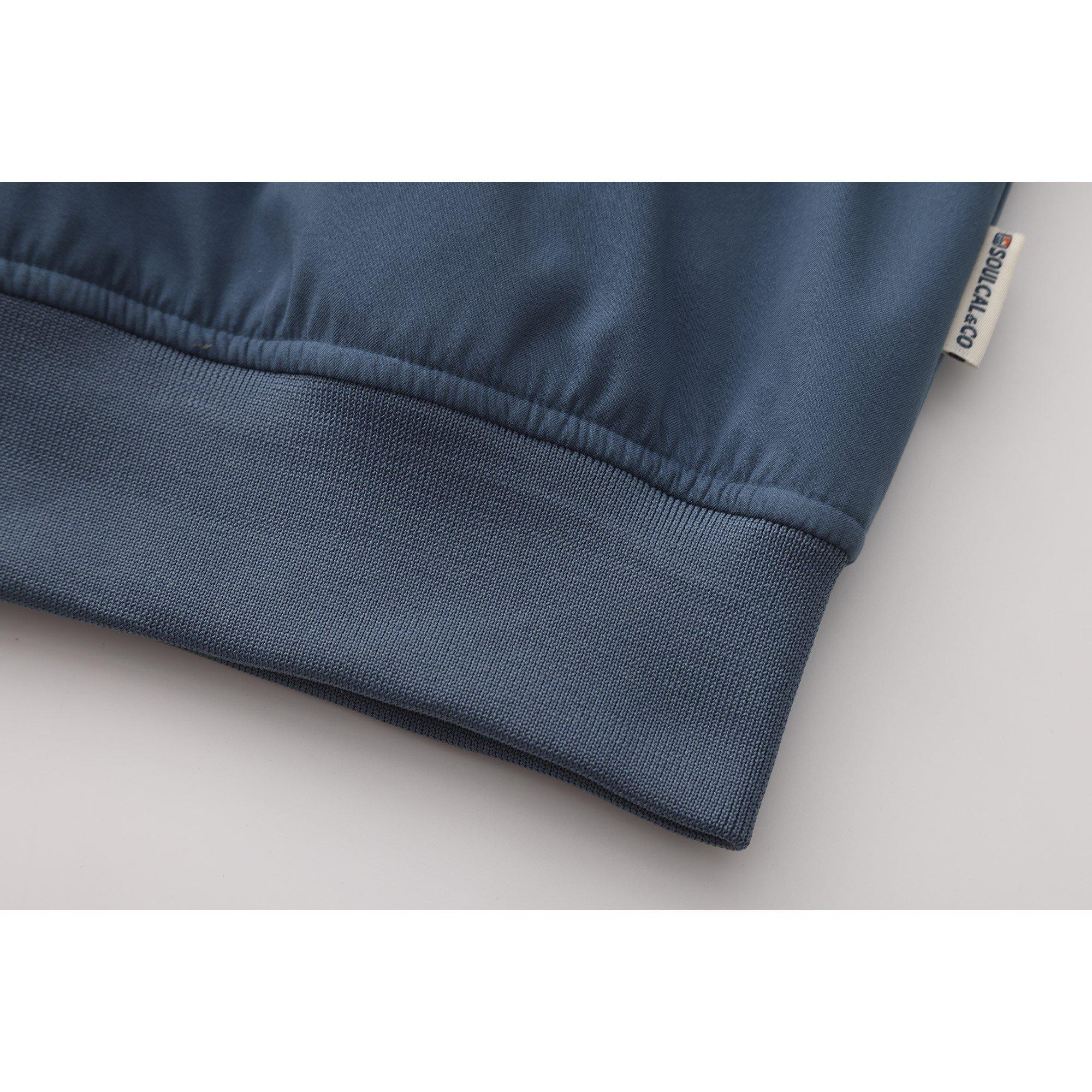 Blue - SoulCal - Soul Ribbed Zip Harrington Jacket - 7