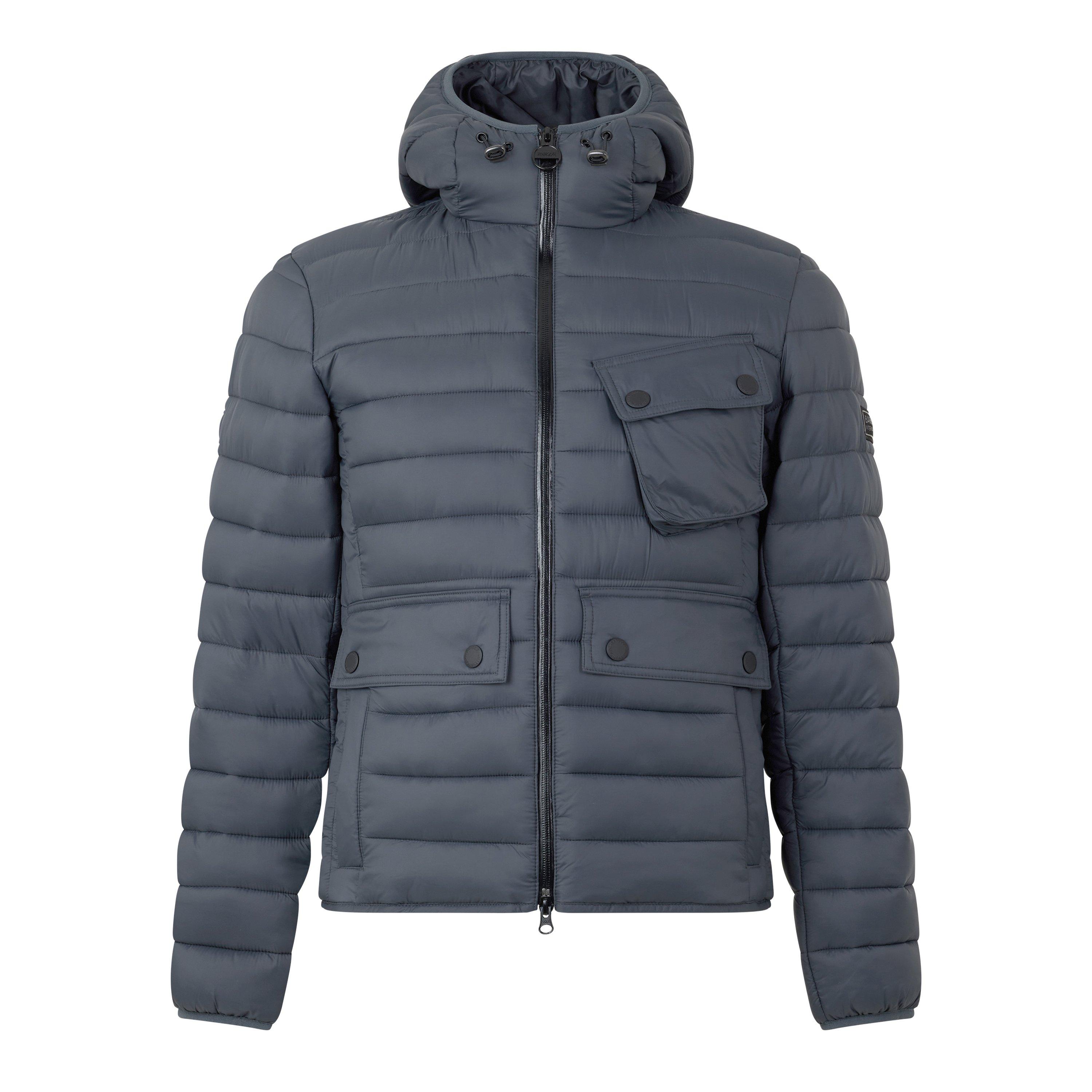 Barbour International Men's Ouston Puffer Jacket - Asphalt Ch52 - 2XL