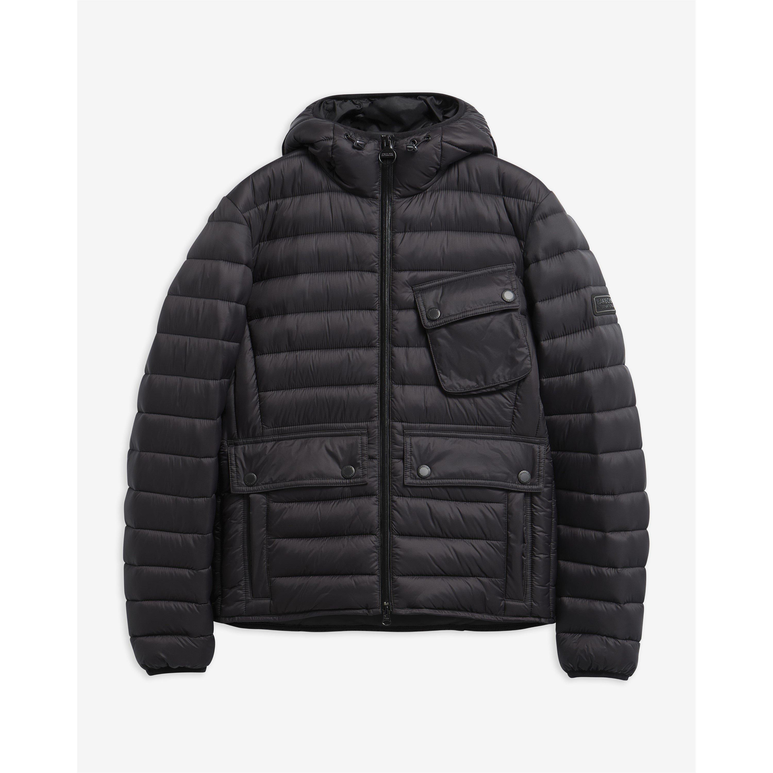 Black BK11 - Barbour International - Mens Ouston Puffer Jacket - 11