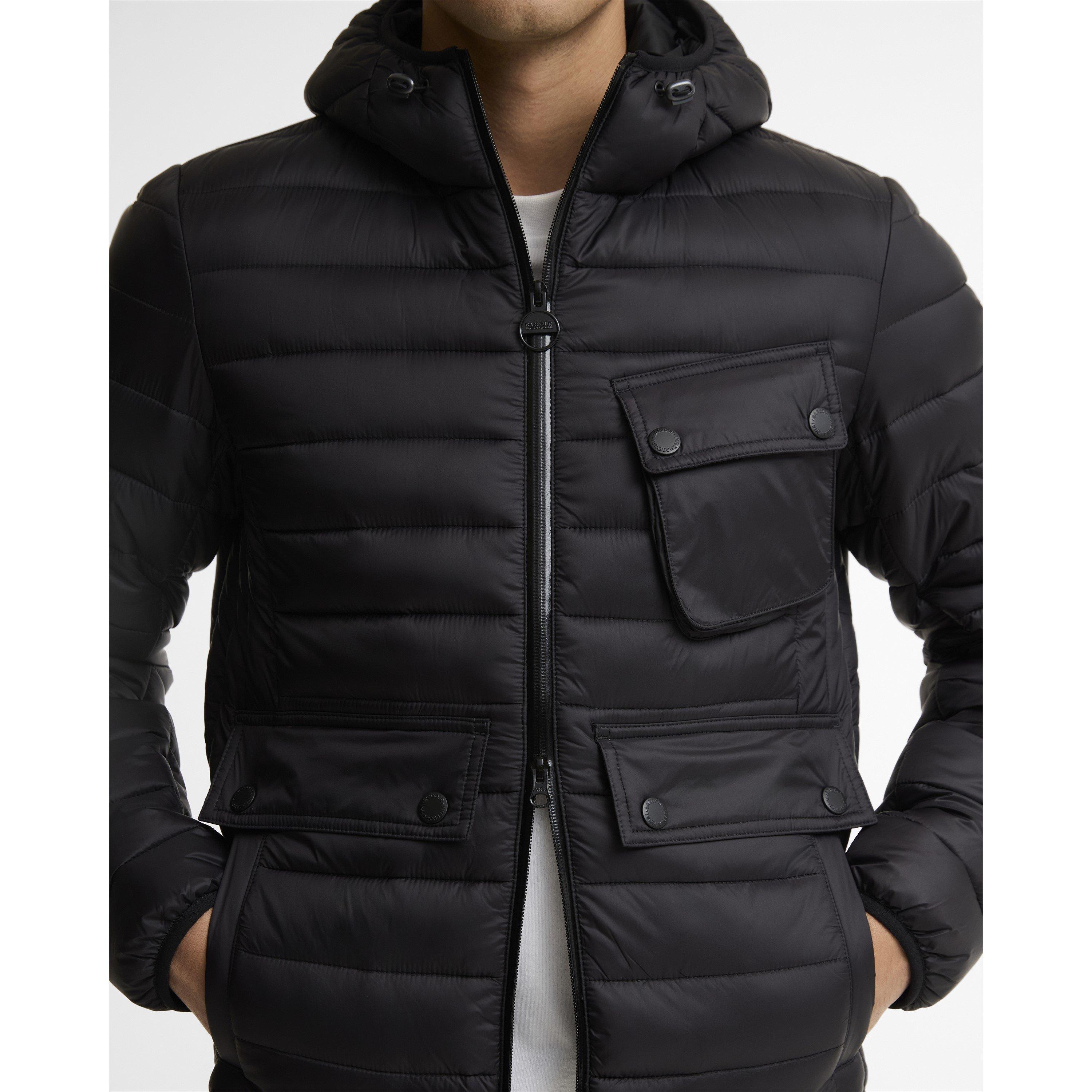 Black BK11 - Barbour International - Mens Ouston Puffer Jacket - 10
