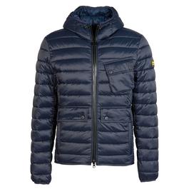 Barbour International Racer Ouston Hooded Quilted Jacket