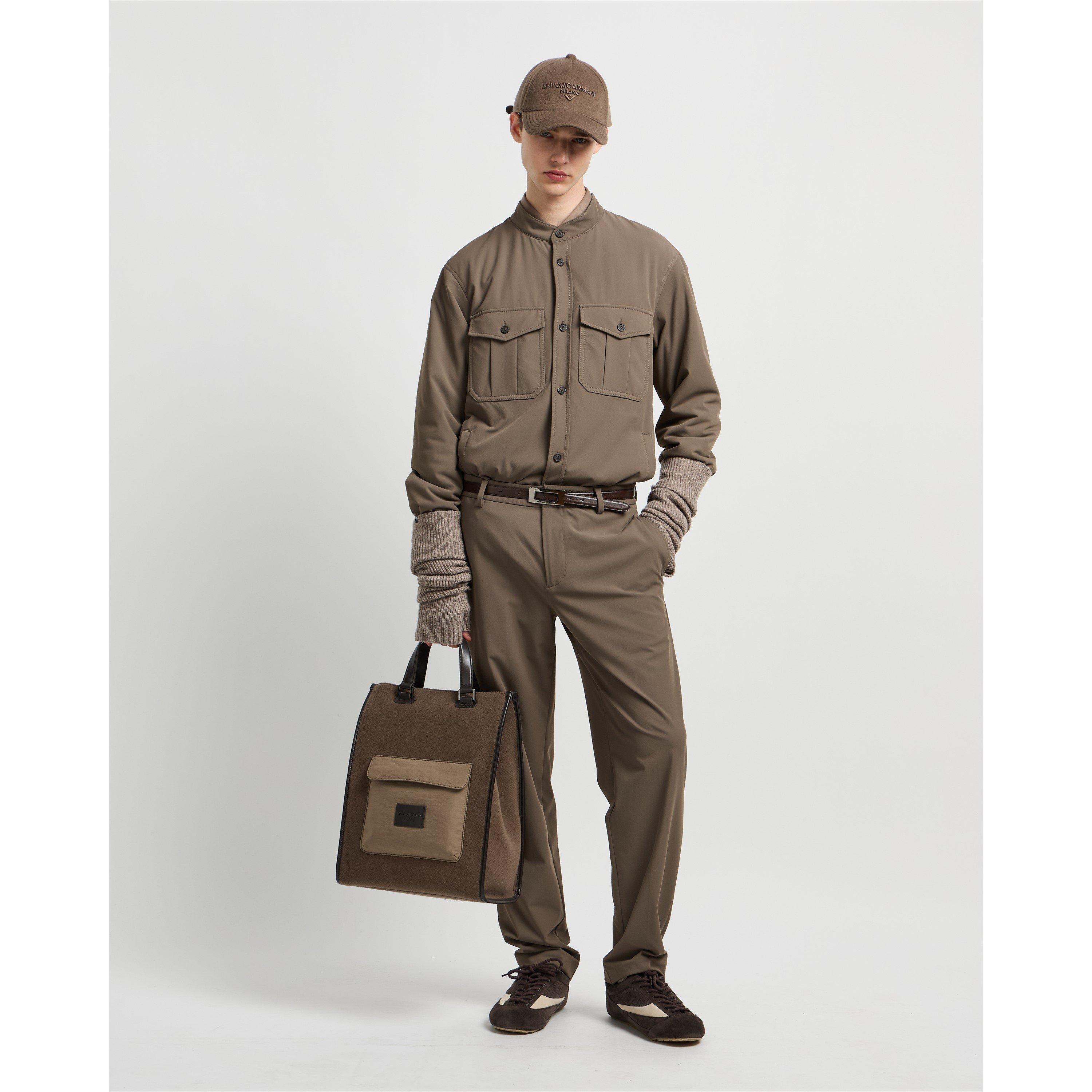 Walnut U6189 - Emporio Armani - Men's Overshirt - 3