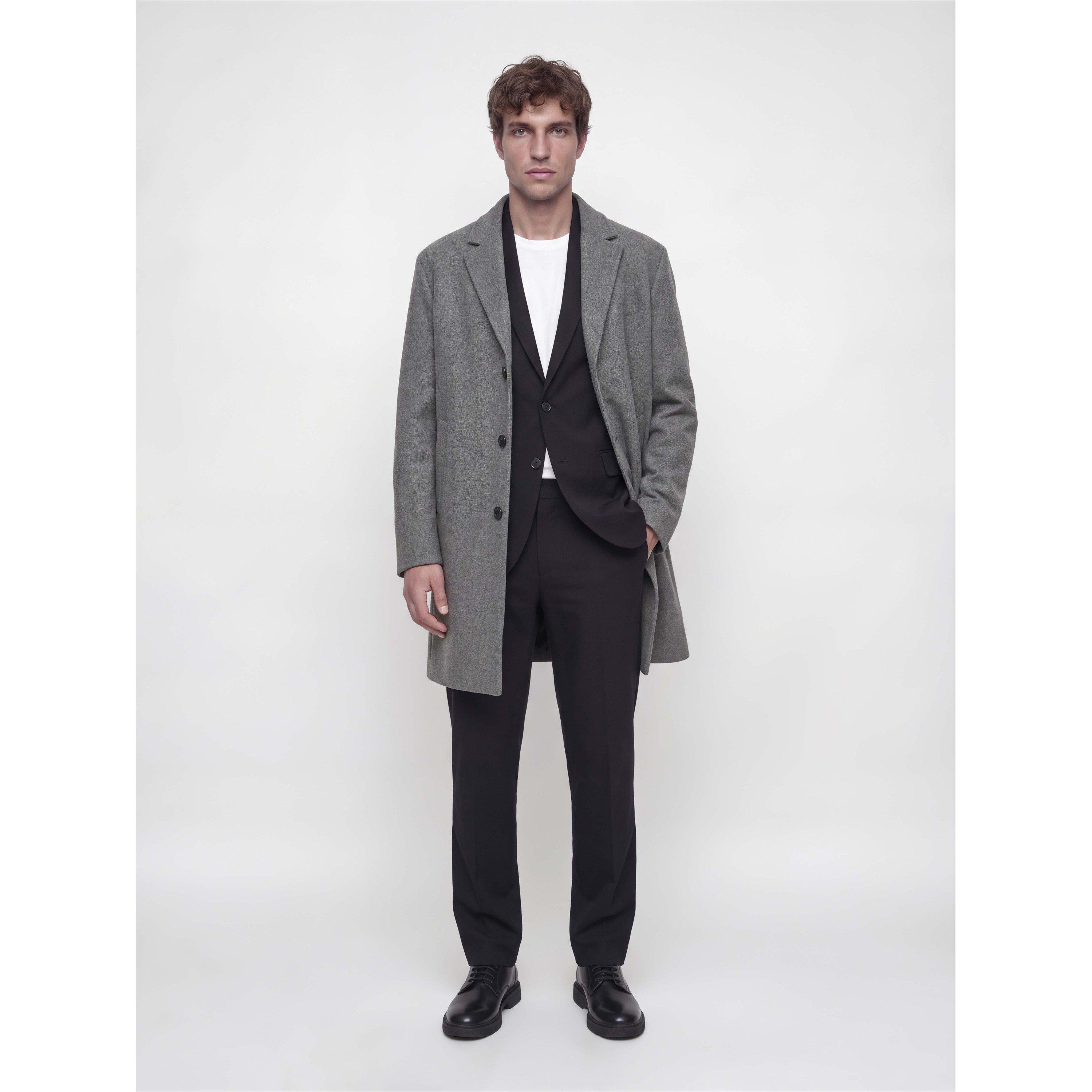 Grigio Melange Scuro - Jack and Jones - Jack James Coat Sn64 - 4