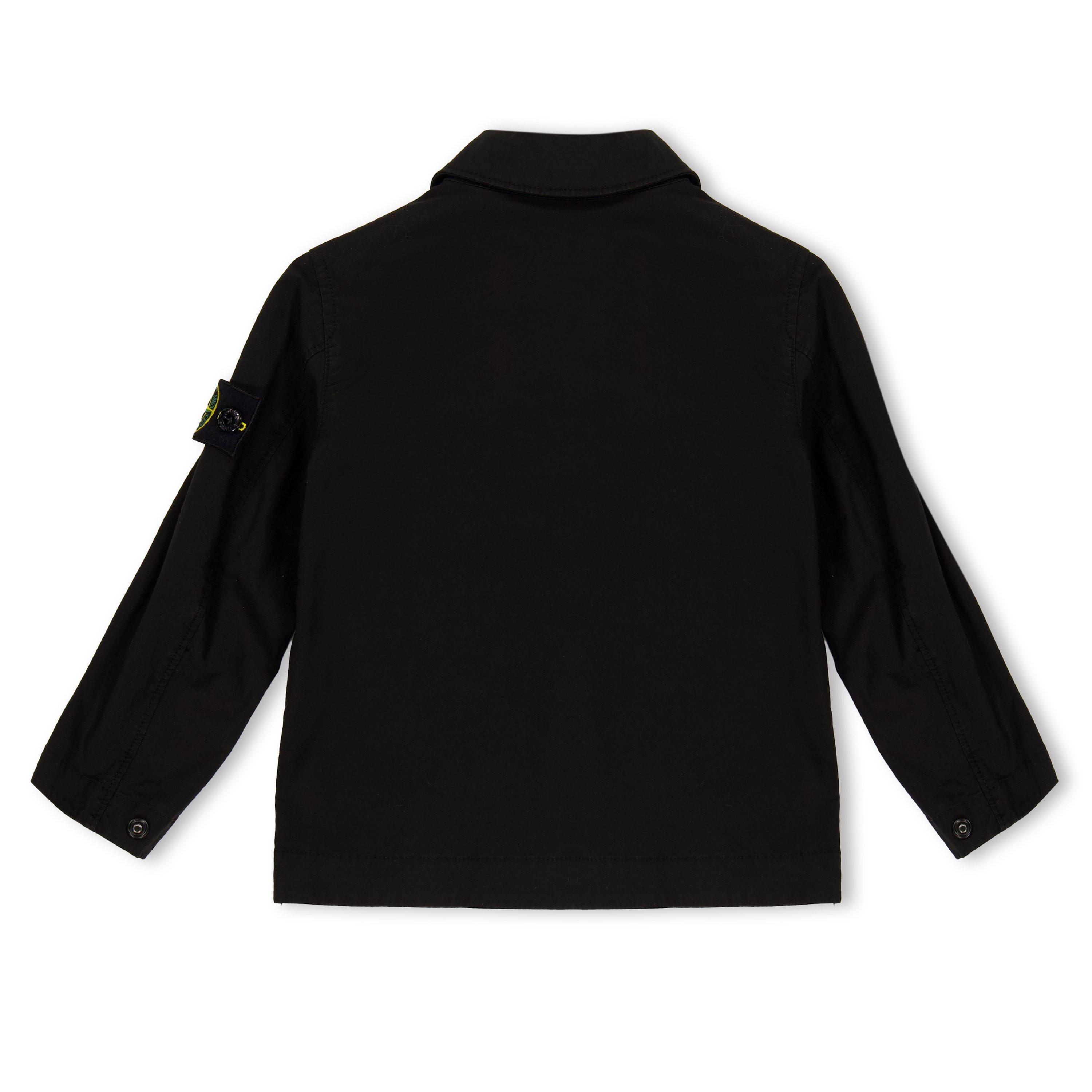 Black V0029 - Stone Island - Stone Zip Overshirt Jn61 - 2