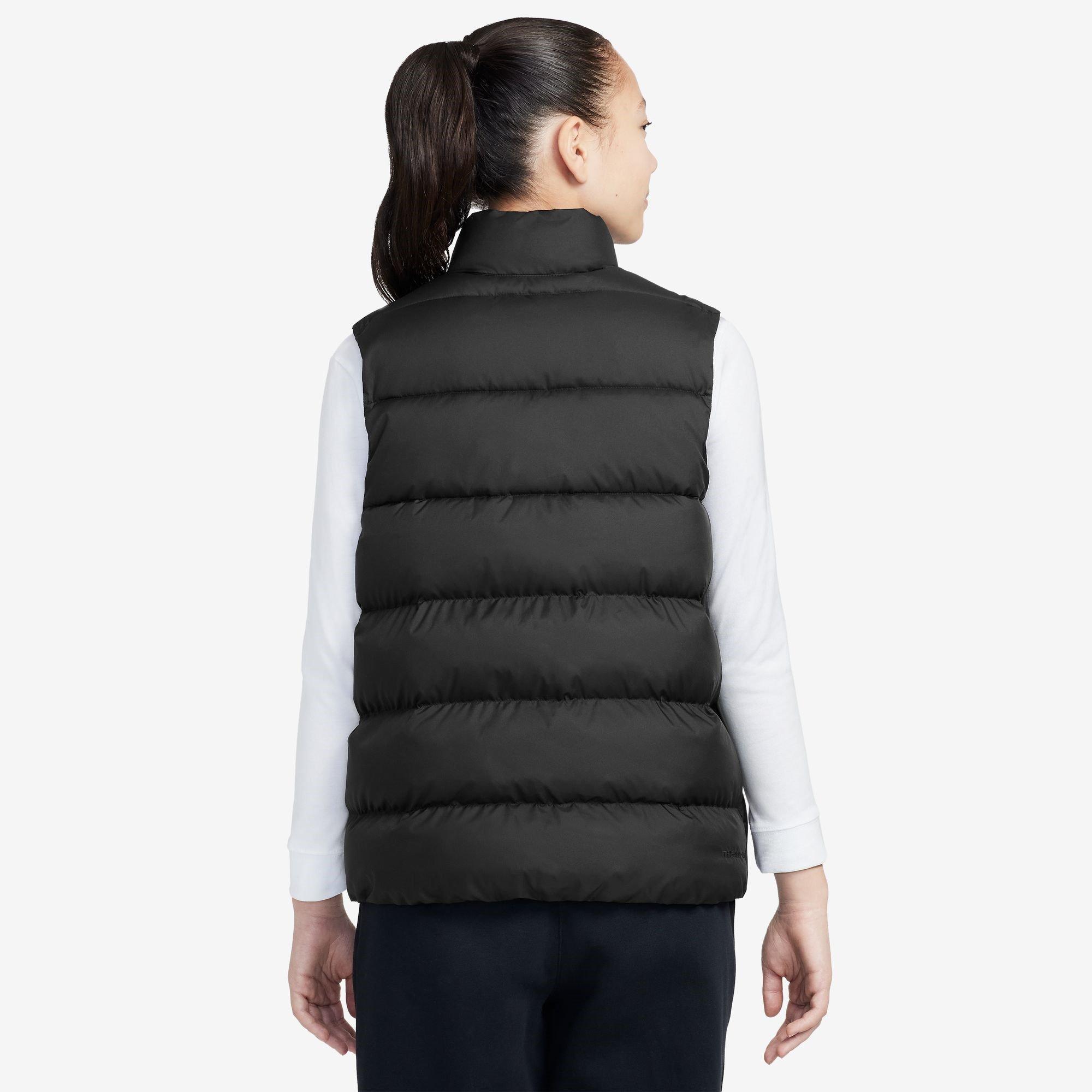 Black - Nike - Loose-Fit Puffer Vest Juniors - 2