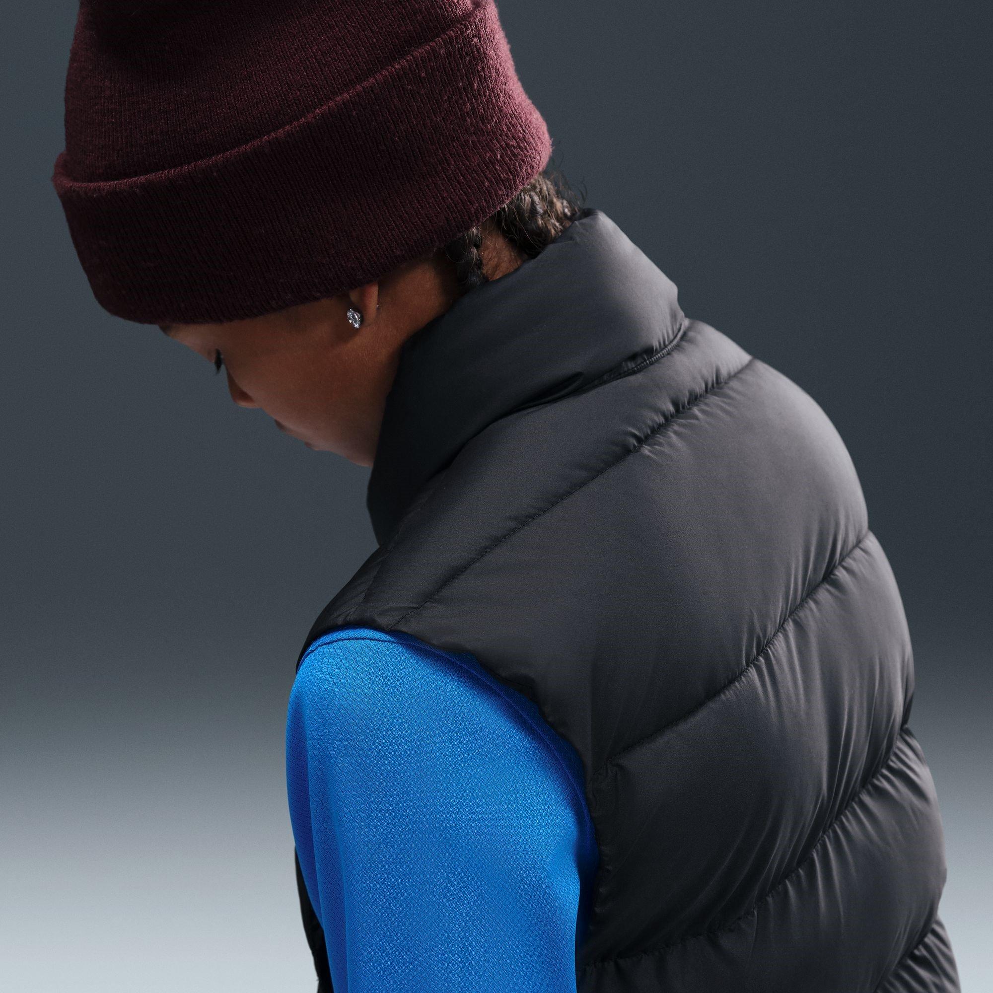Black - Nike - Loose-Fit Puffer Vest Juniors - 15